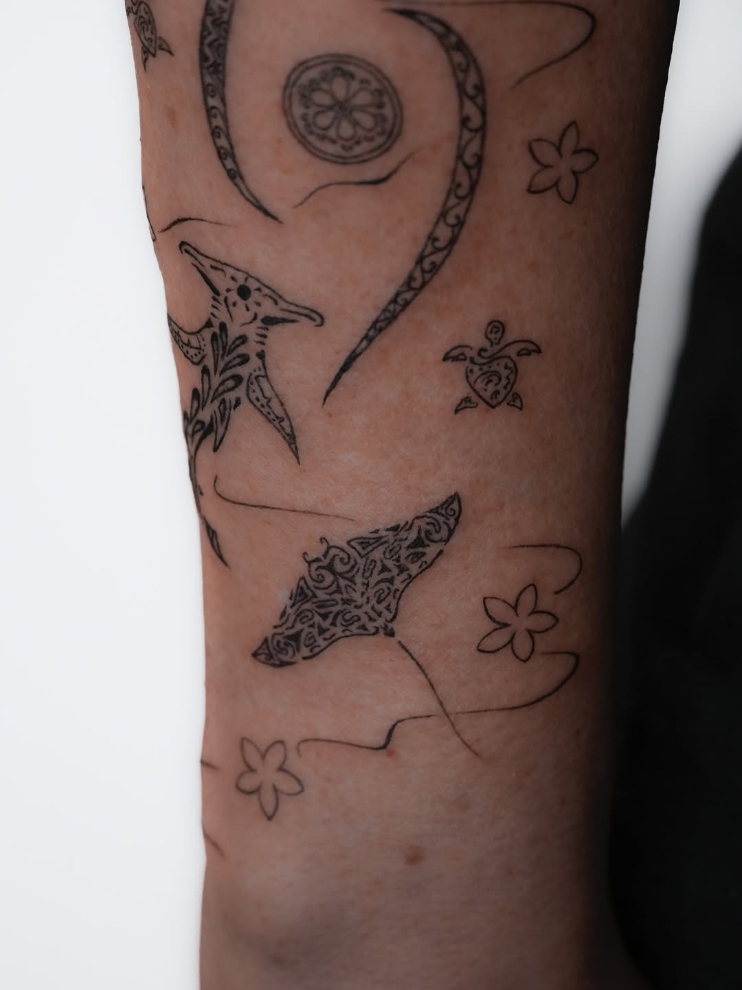 Tattoo by @tattooernyc โ tribal, blackwork