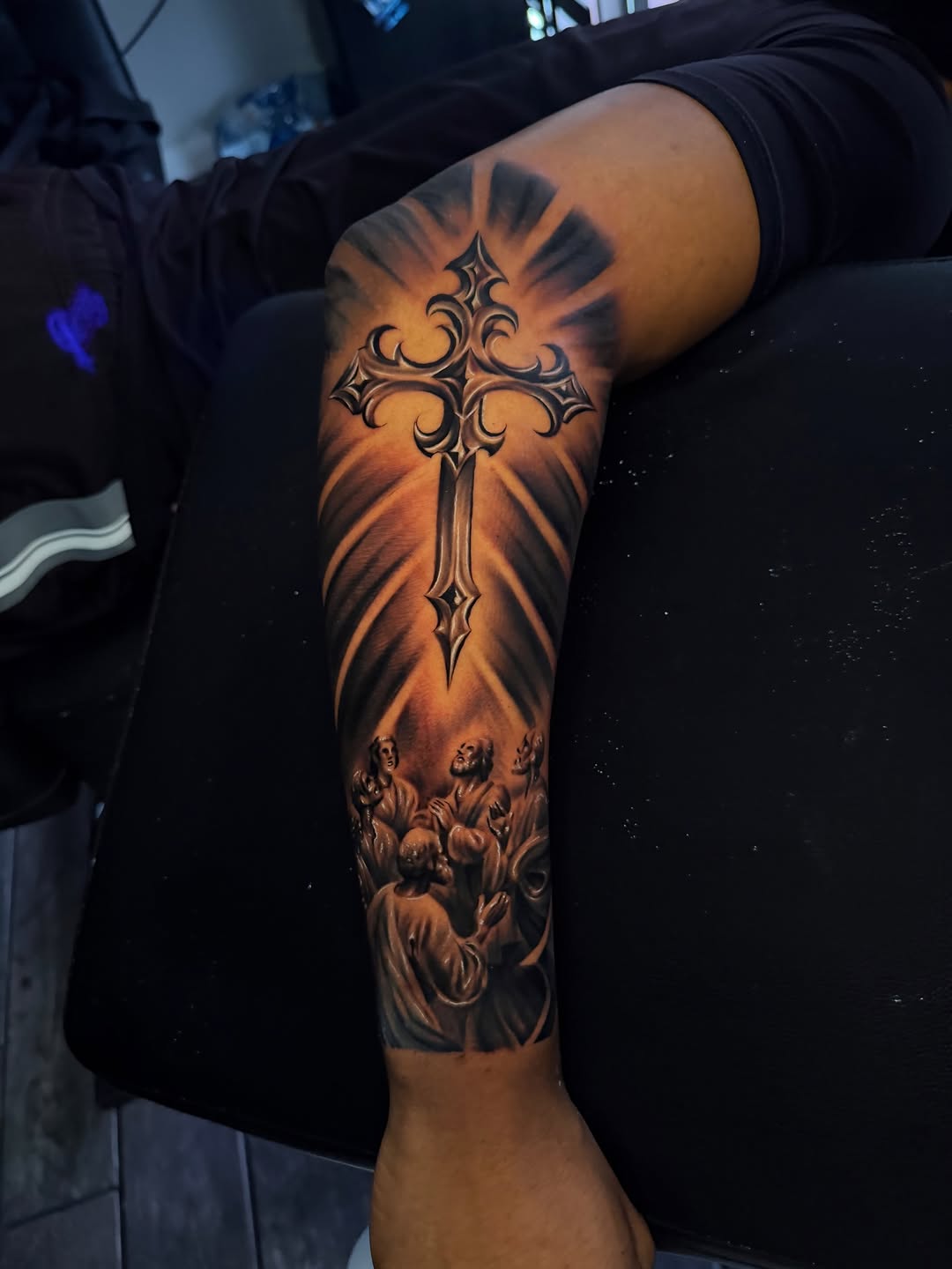 Tattoo by @thesantanaink — realism, black_and_grey