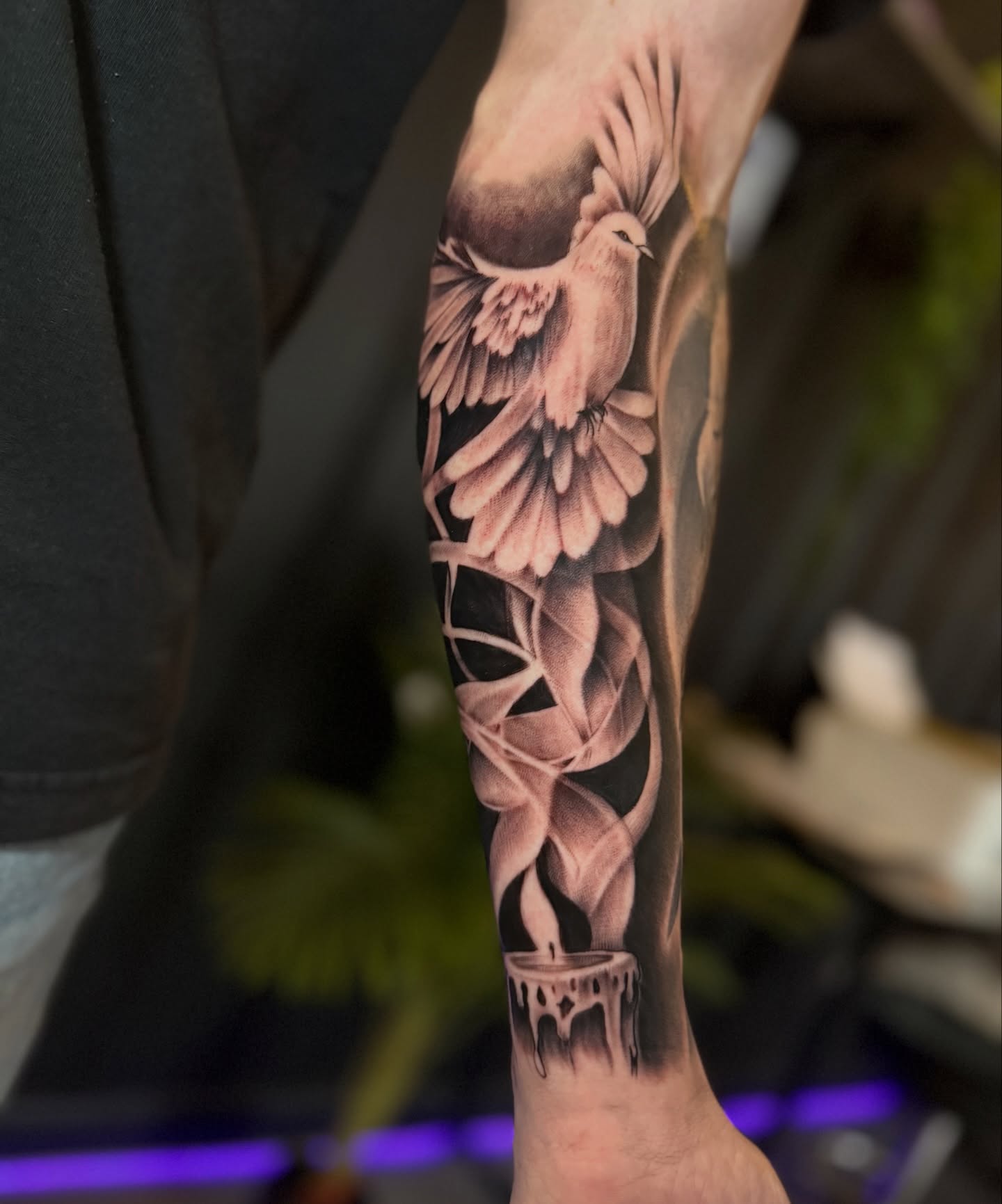 Tattoo by @hassintattoo — realism, black_and_grey