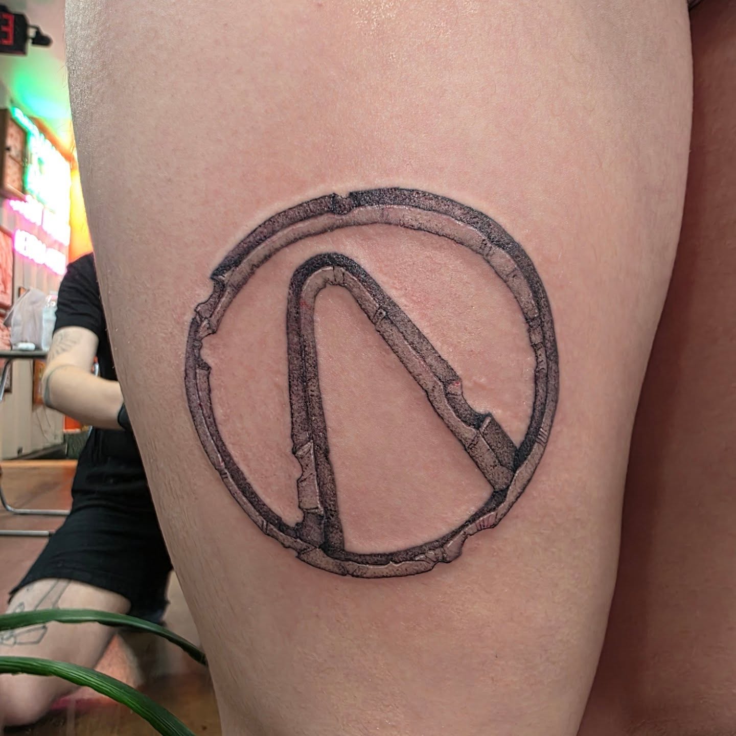Tattoo by @asparagusnightmare — black_and_grey