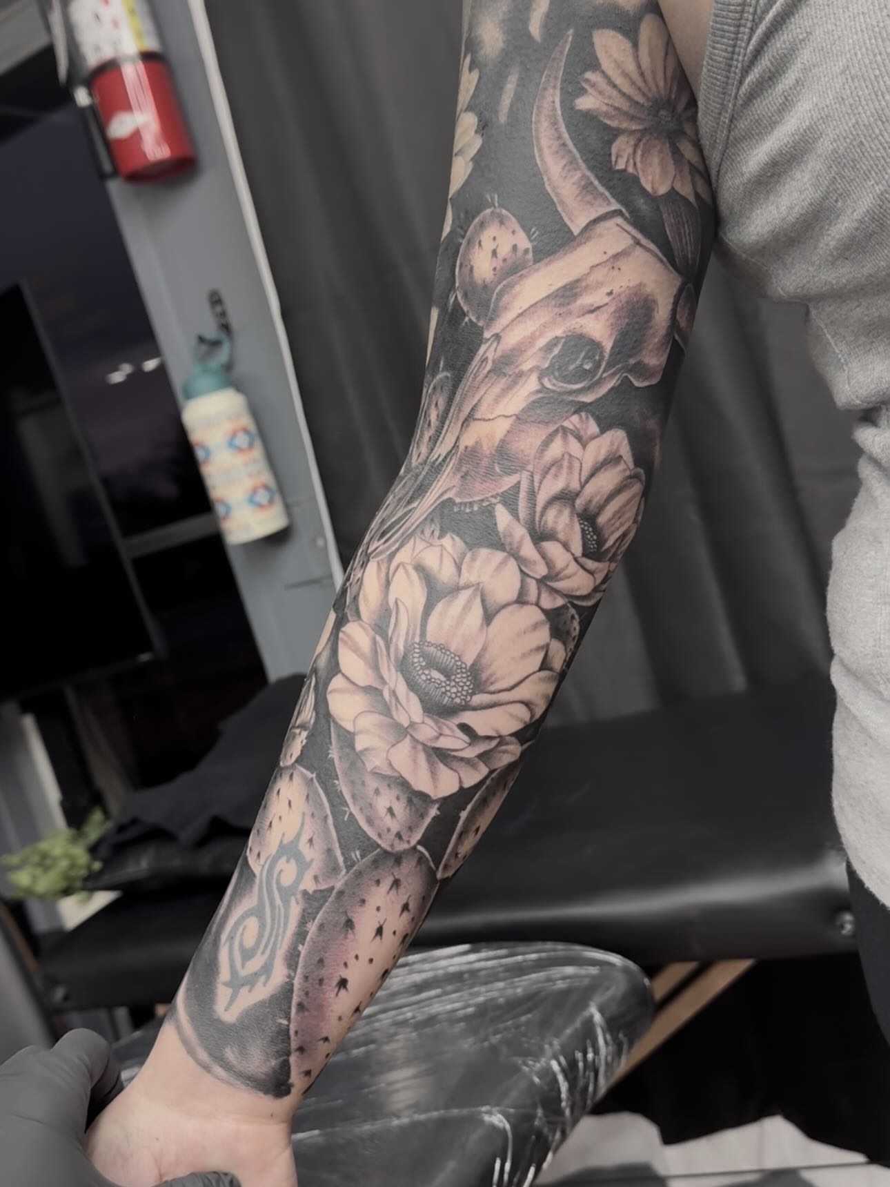 Tattoo by @waylenwaylen_ — black_and_grey, realism