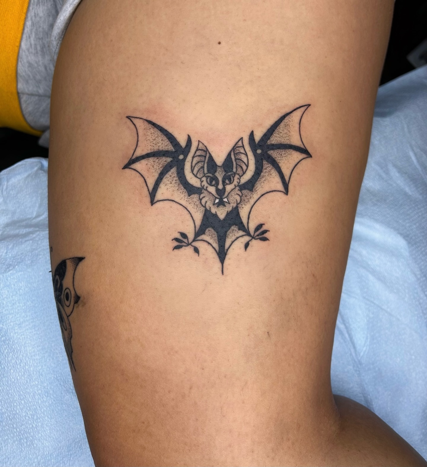 Tattoo by @sumtimesipaint — dotwork