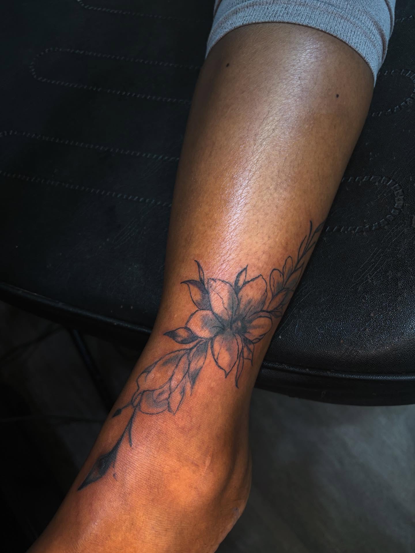 Tattoo by @allthings_comix — black_and_grey