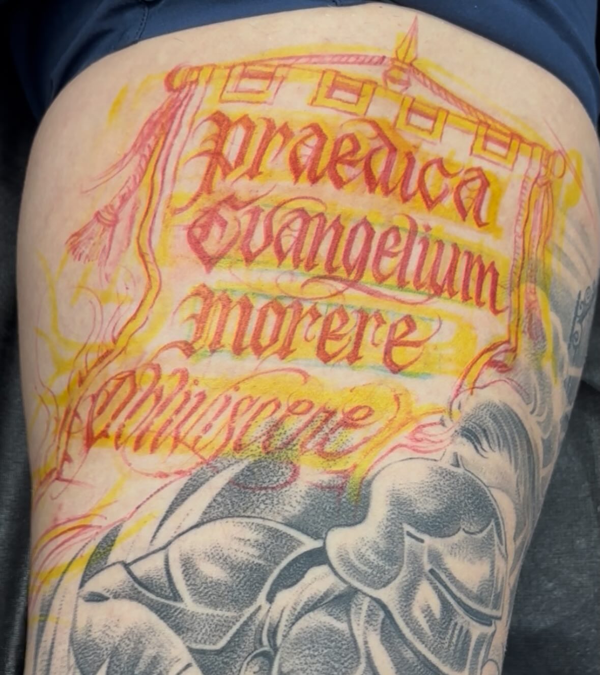 Tattoo by @ashtattooer — lettering_script