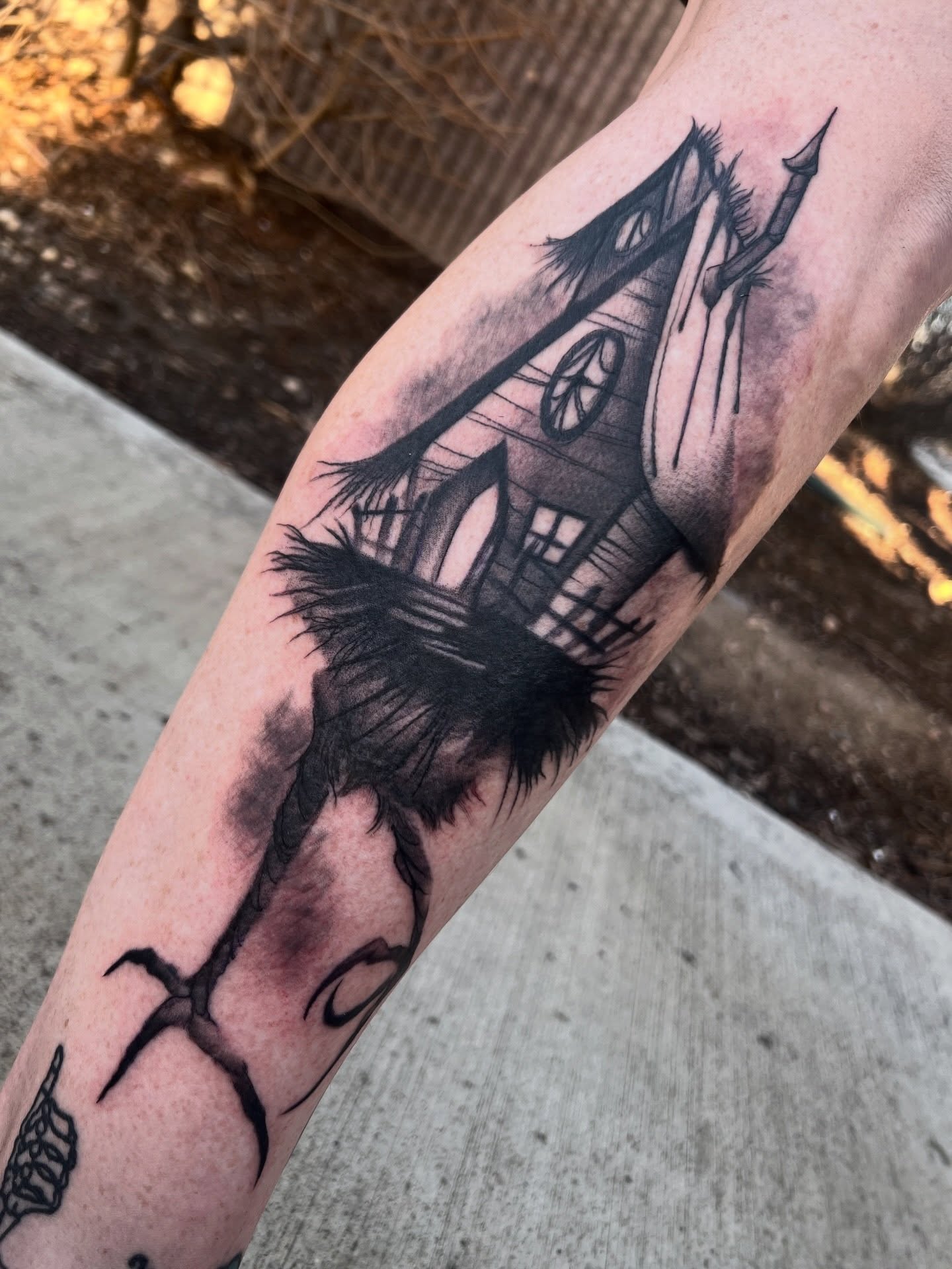 Tattoo by @shiv.tuck — black_and_grey