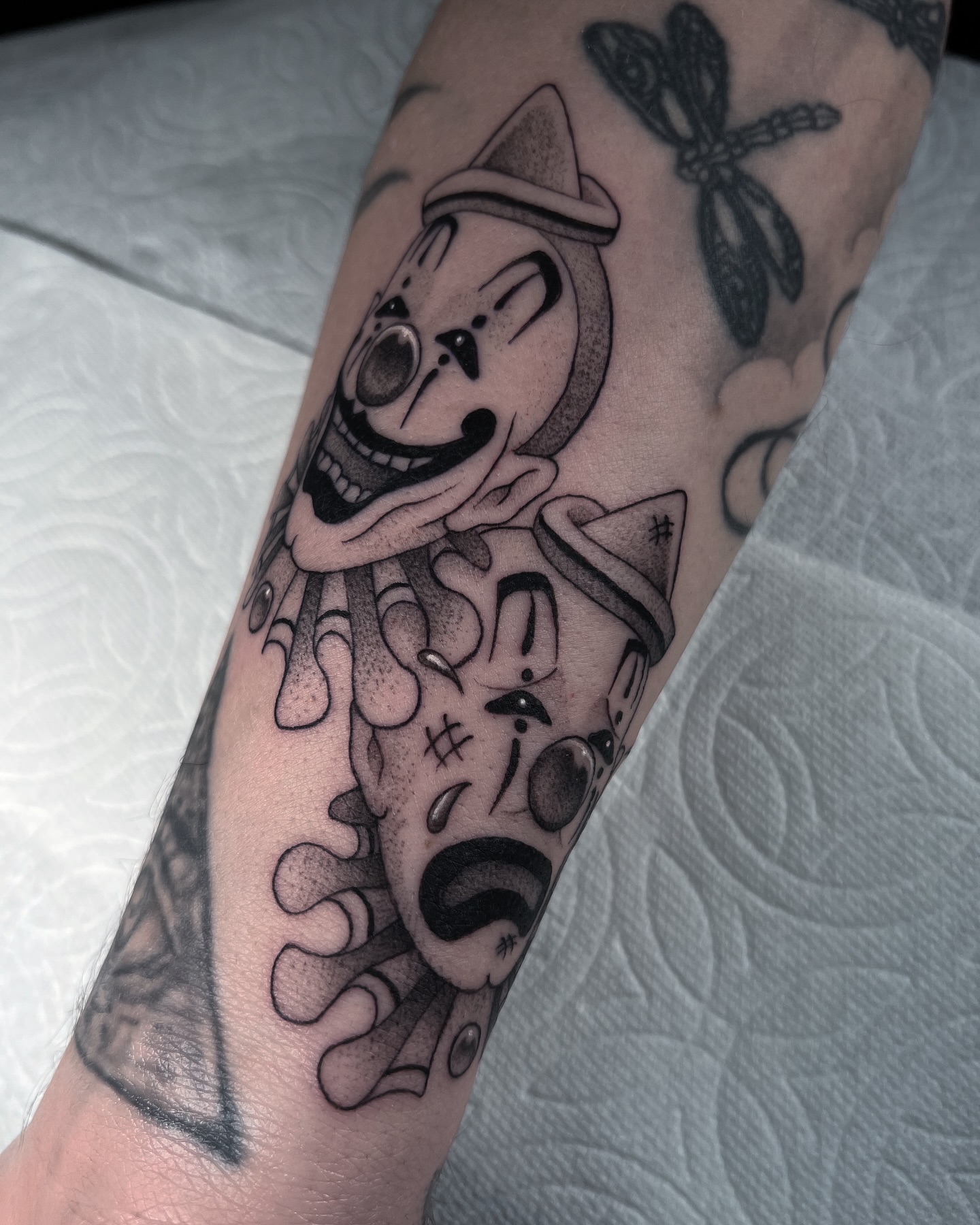 Tattoo by @lordovflies — dotwork