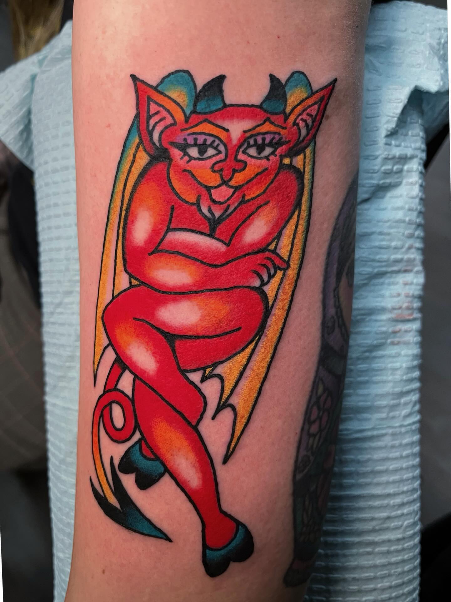 Tattoo by @sweetpeachtattoos — american_traditional