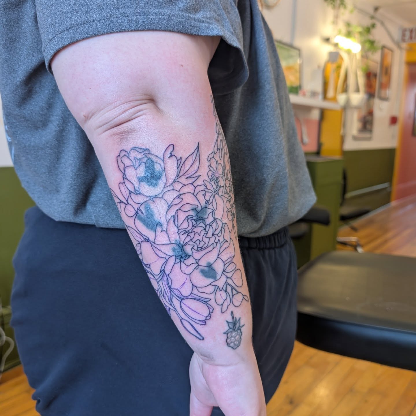 Tattoo by @mothandflametattoos — black_and_grey