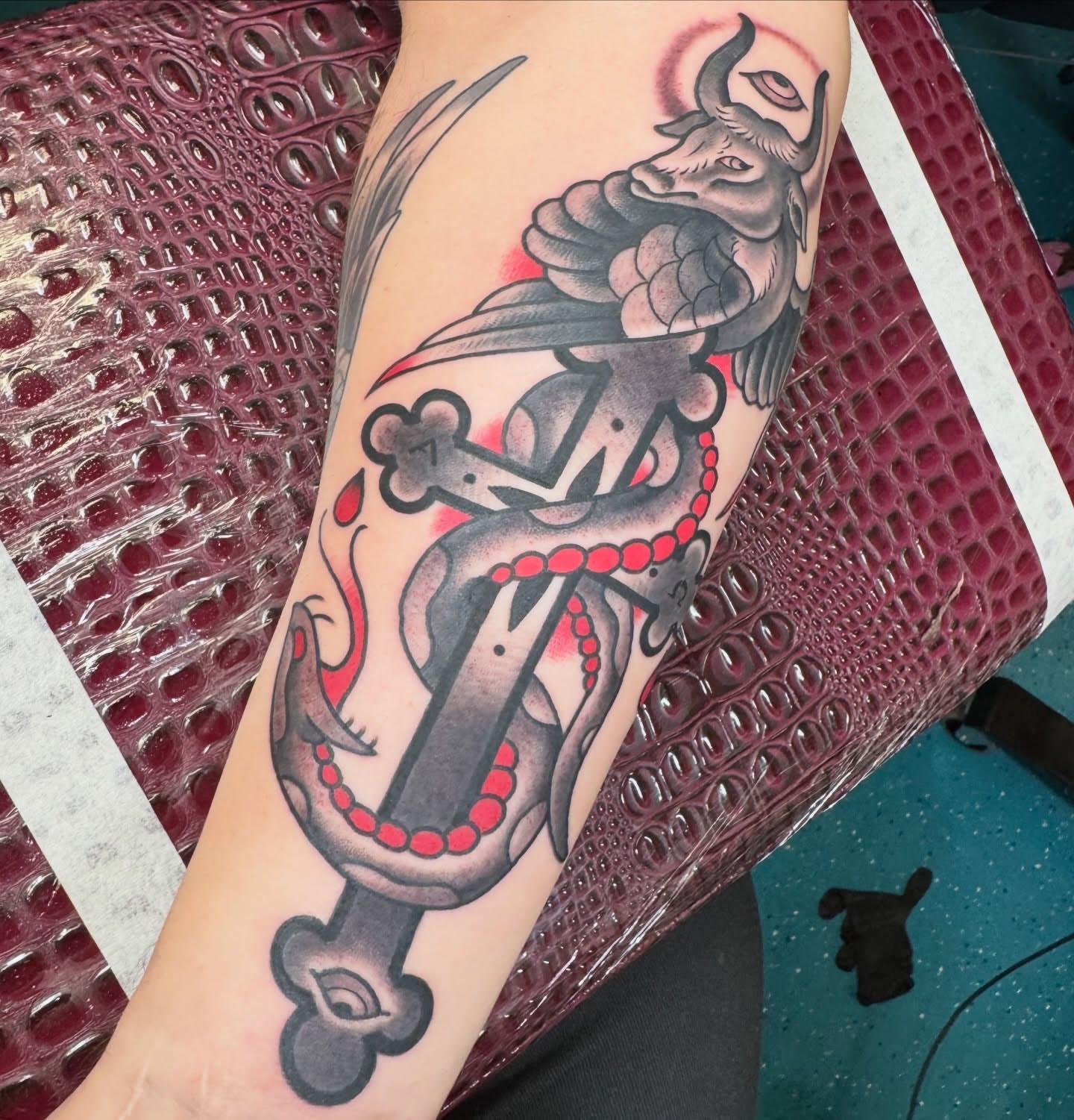 Tattoo by @averagewillie — american_traditional