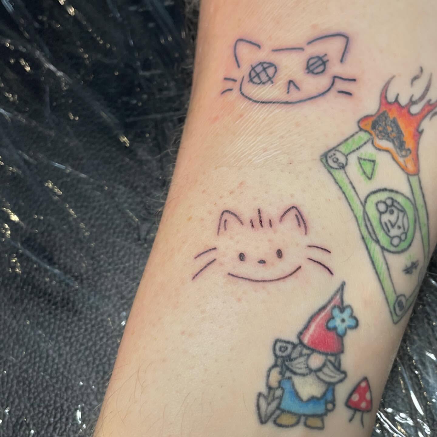 Tattoo by @pajama.hat_tats — dotwork