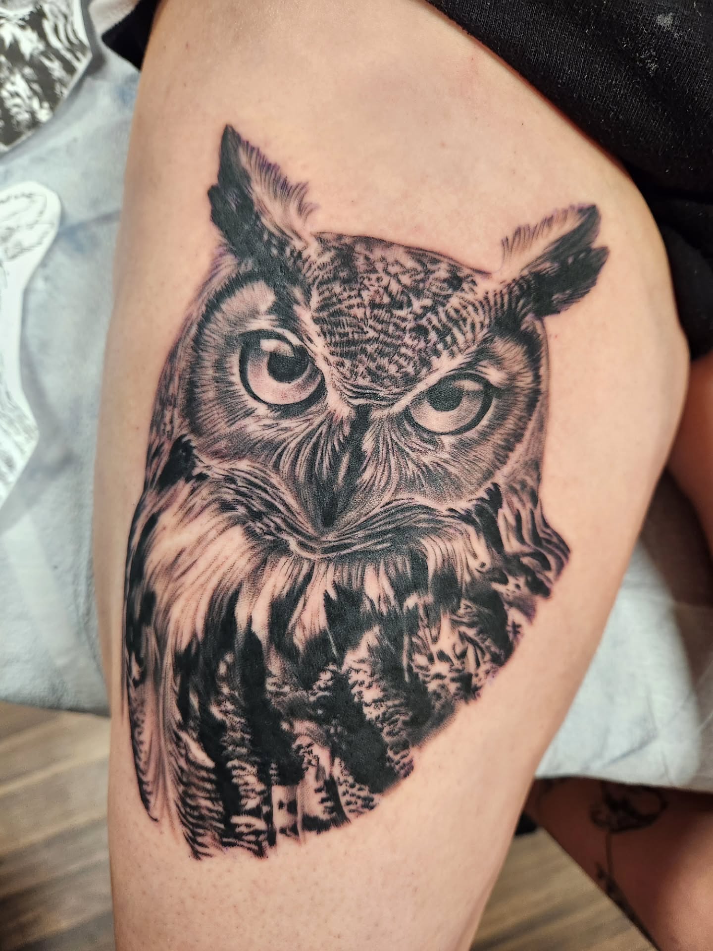 Tattoo by @jeffberm — realism, black_and_grey