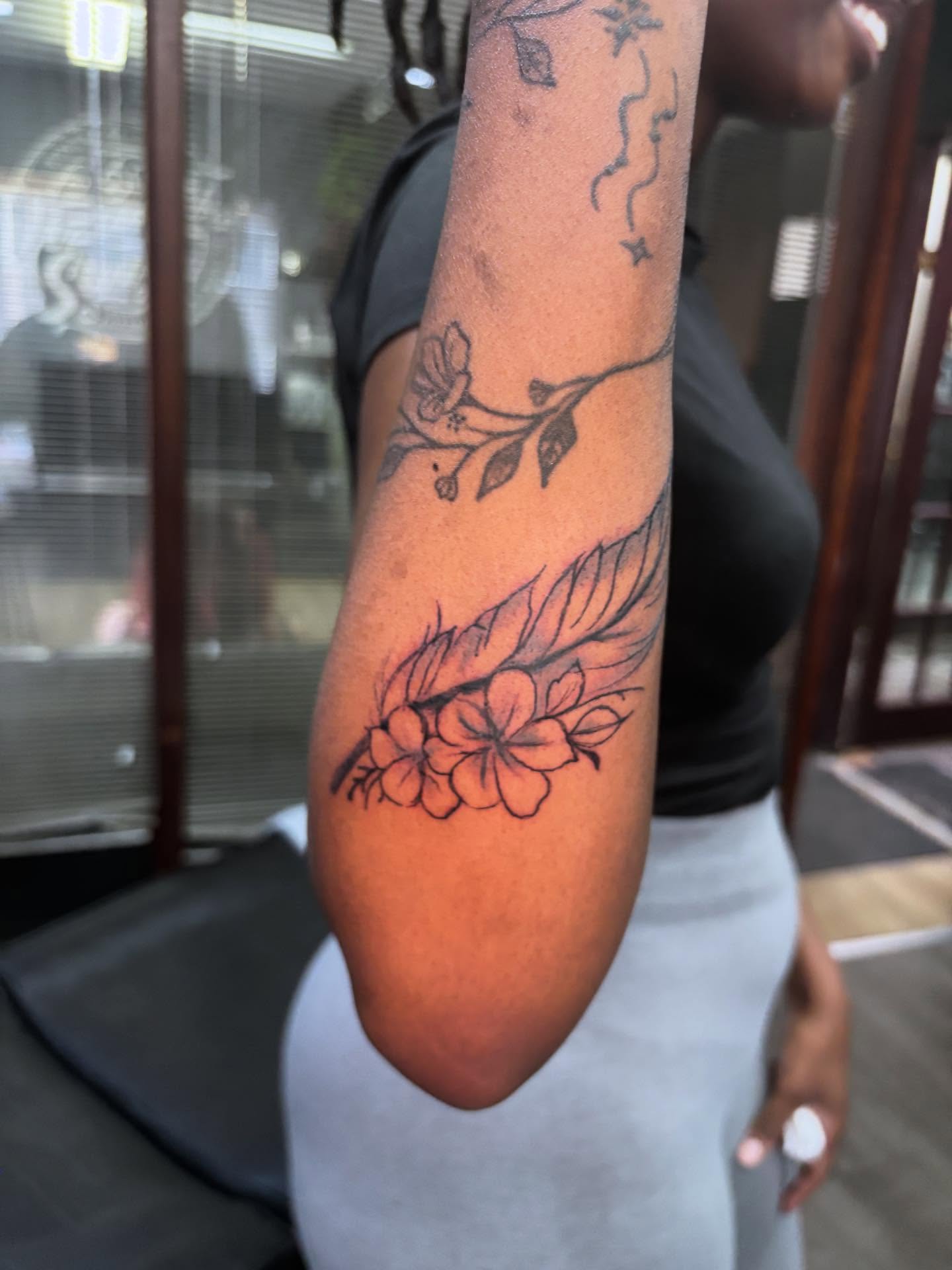Tattoo by @allthings_comix — black_and_grey