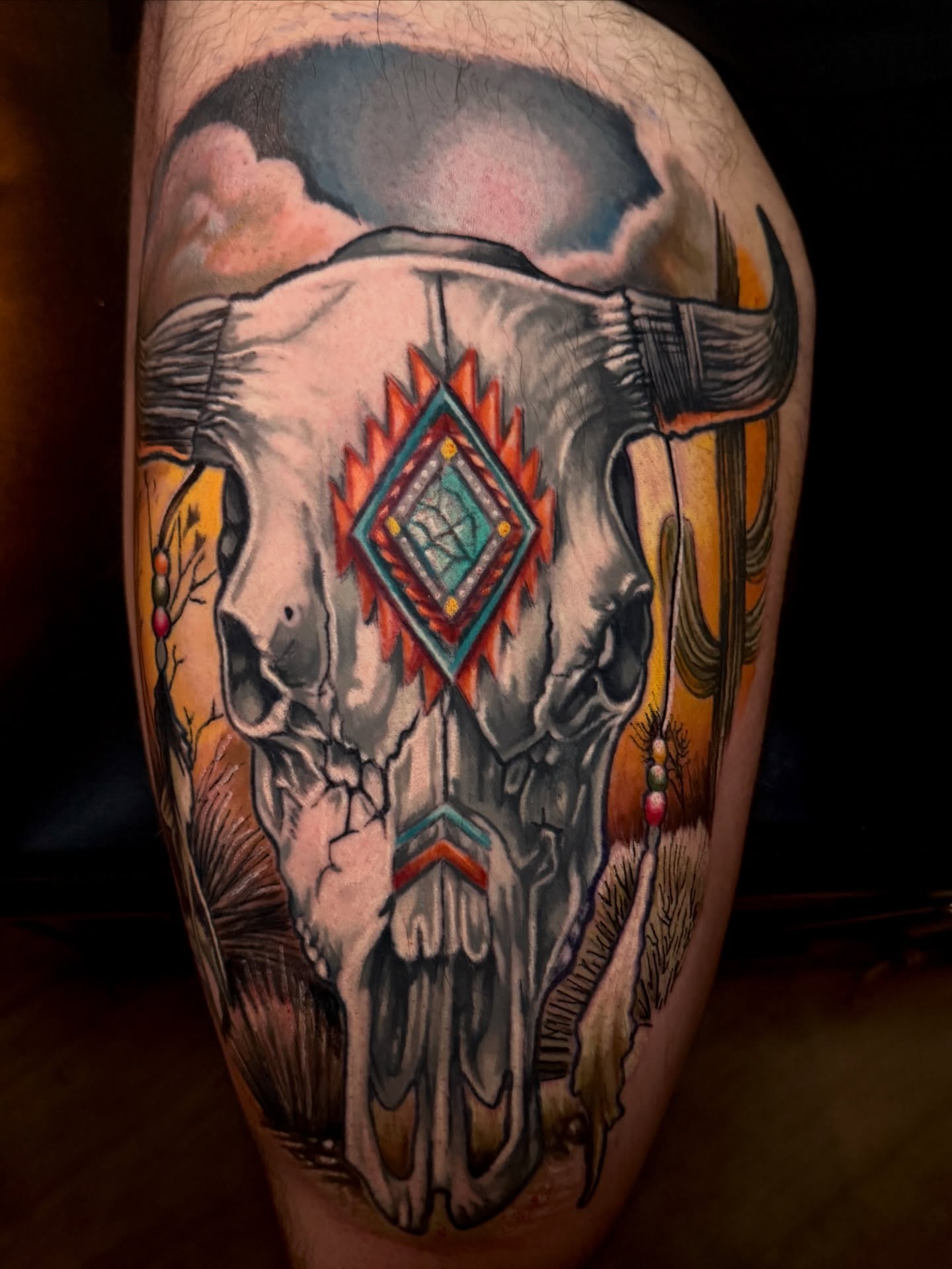 Tattoo by @scottyptattoos — american_traditional, geometric