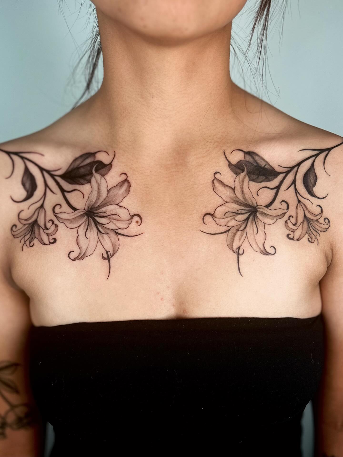 Tattoo by @pixisoda โ black_and_grey