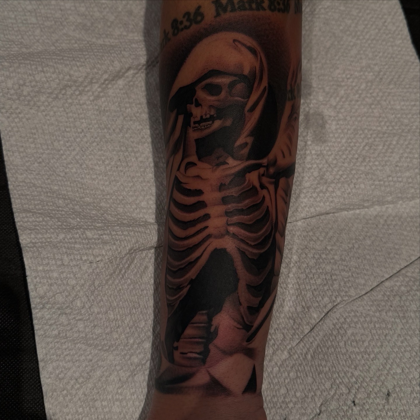 Tattoo by @xaviersalinastats β black_and_grey