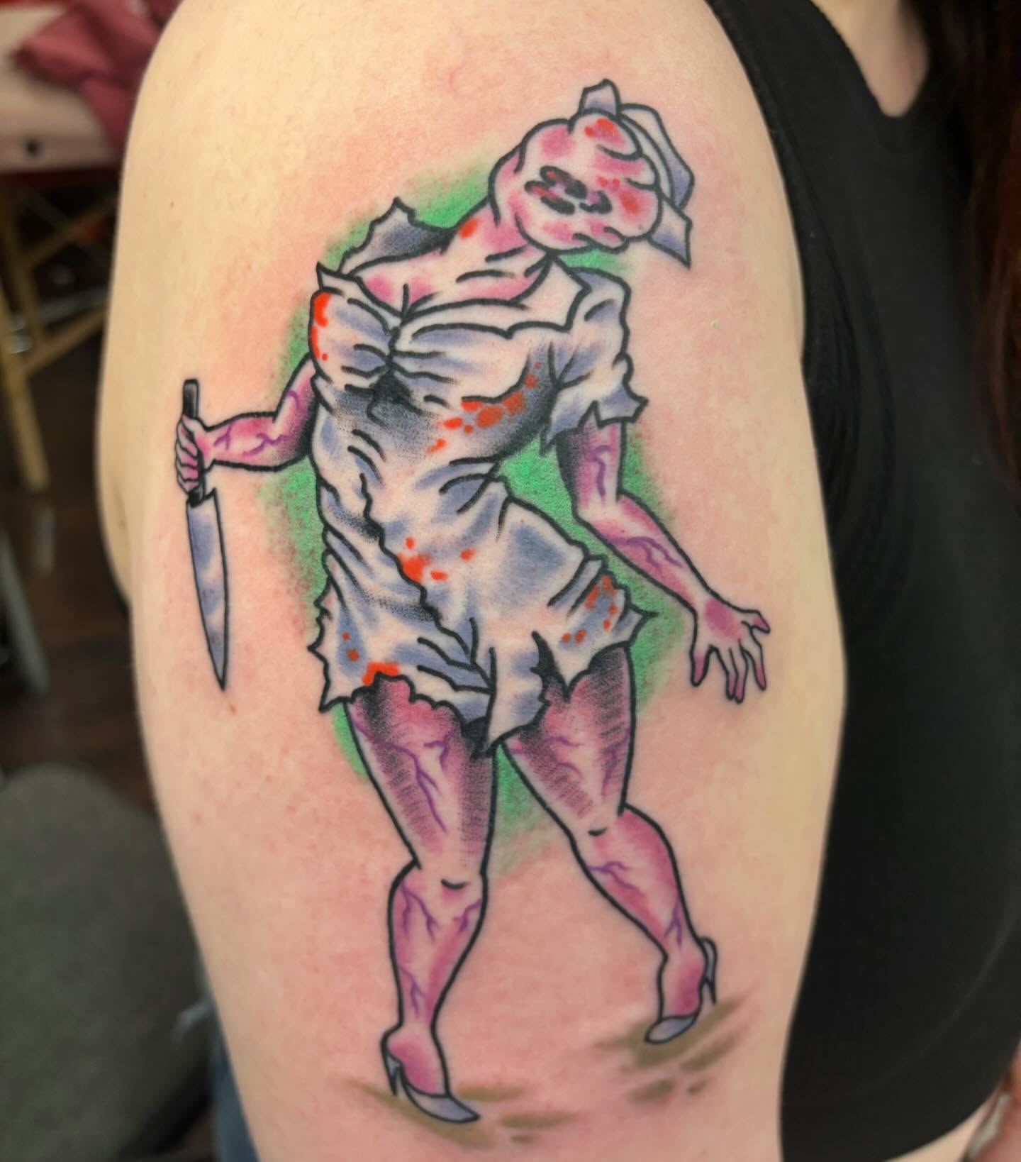 Tattoo by @gwodzilla_mst — watercolor