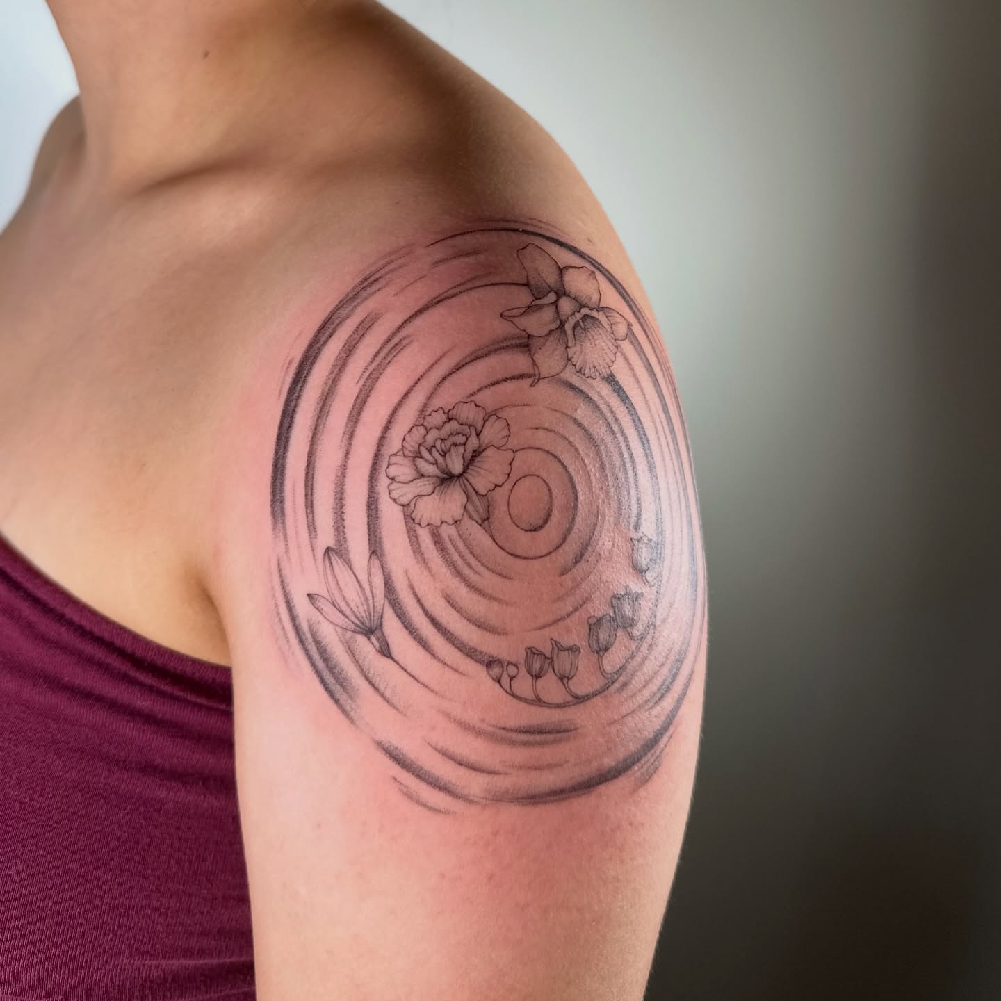 Tattoo by @sobi.tattoos — black_and_grey