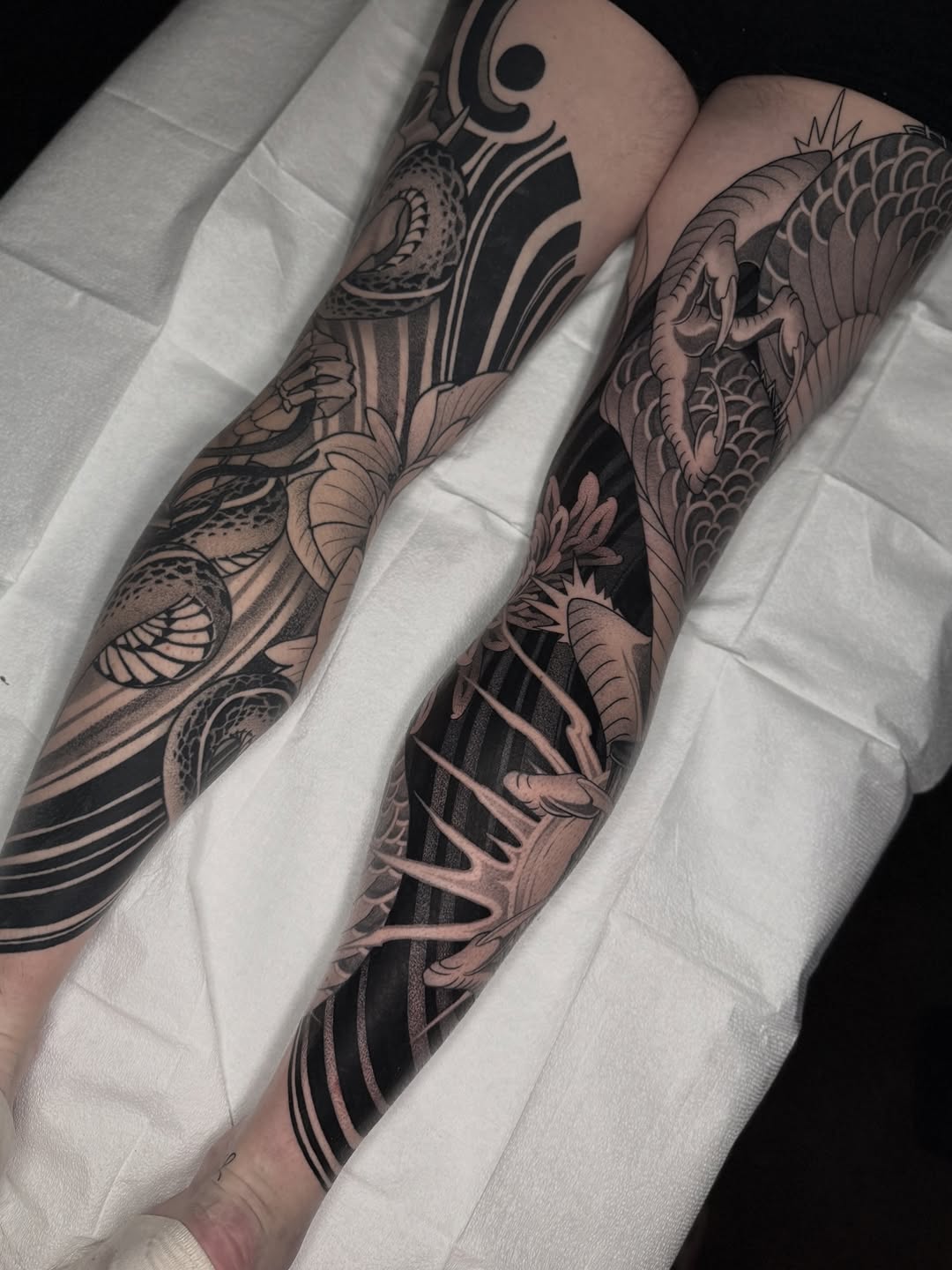Tattoo by @zachdonn — japanese_irezumi, black_and_grey