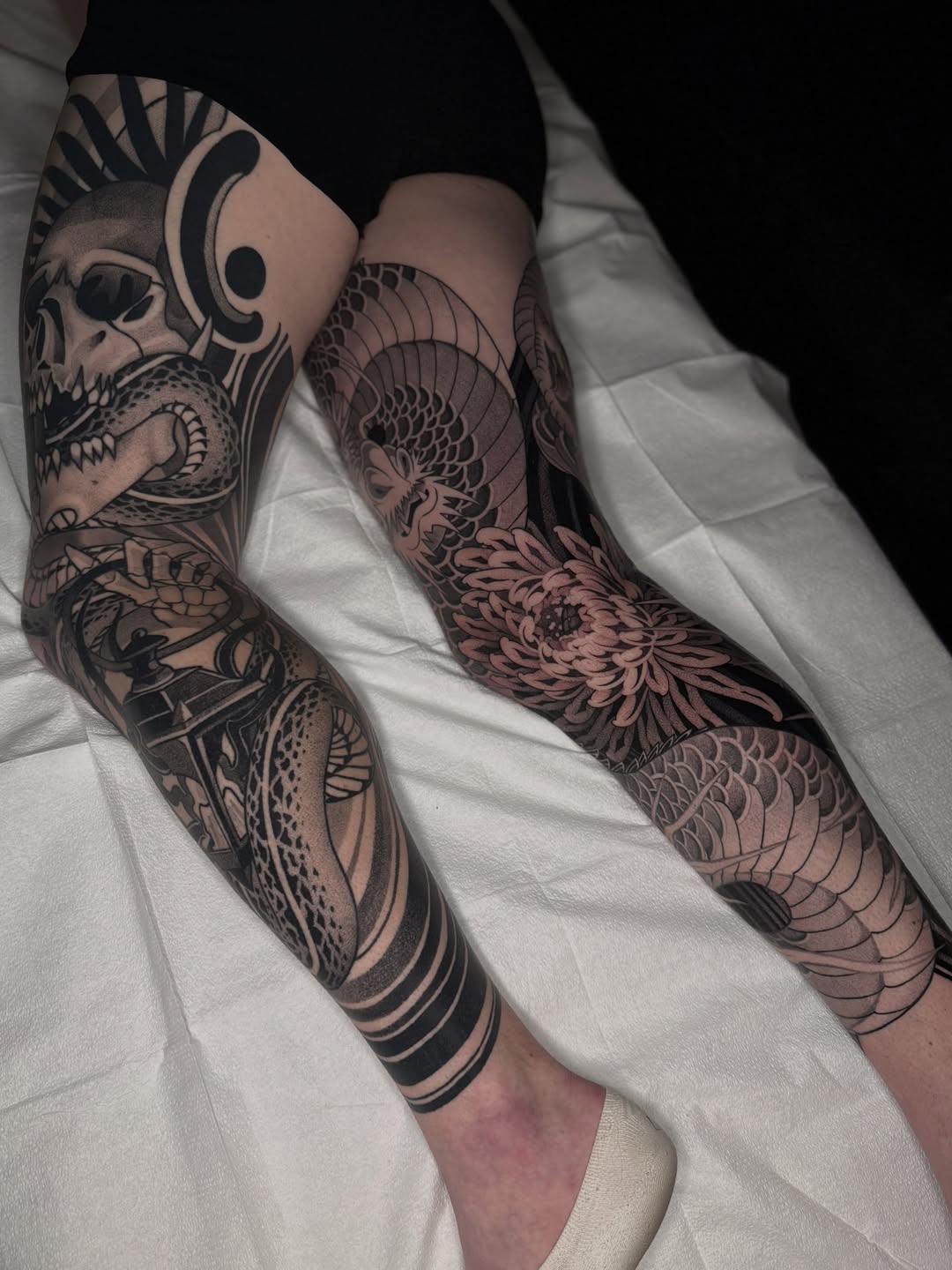 Tattoo by @zachdonn — japanese_irezumi, black_and_grey