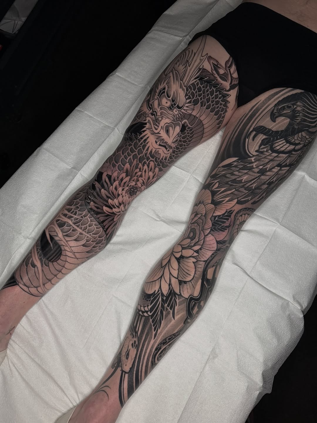 Tattoo by @zachdonn — japanese_irezumi, black_and_grey