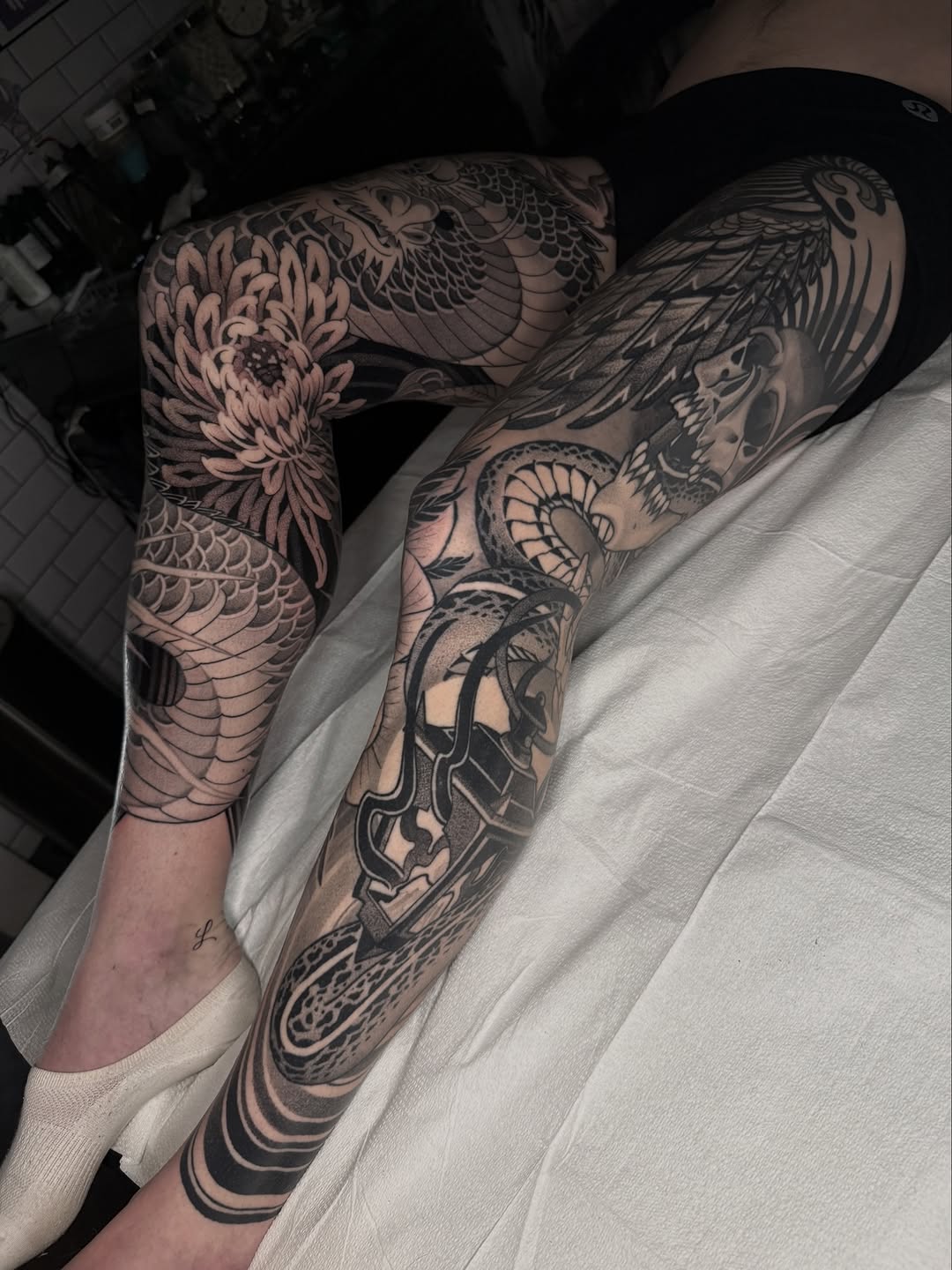 Tattoo by @zachdonn — japanese_irezumi, black_and_grey