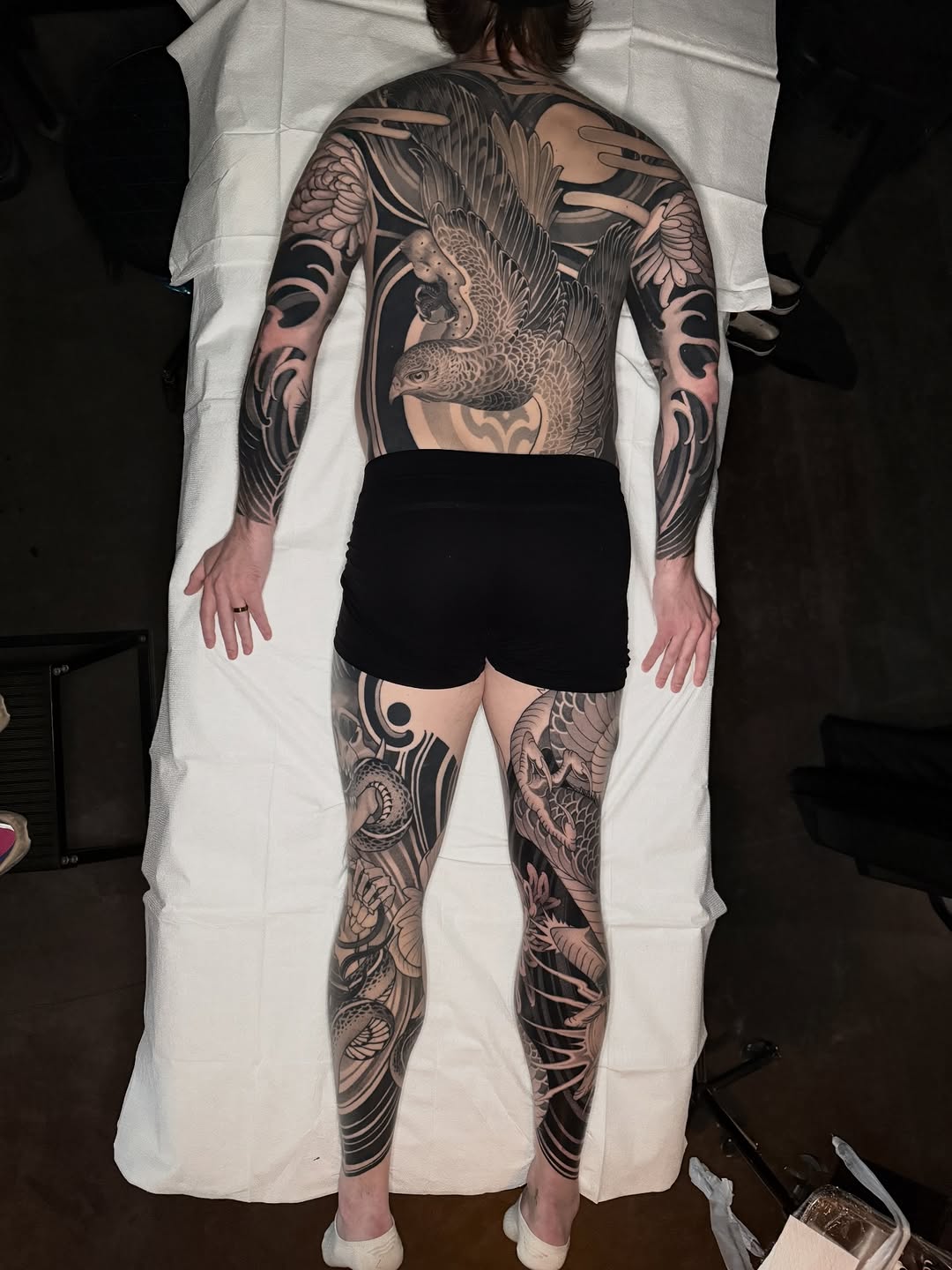 Tattoo by @zachdonn — japanese_irezumi, black_and_grey