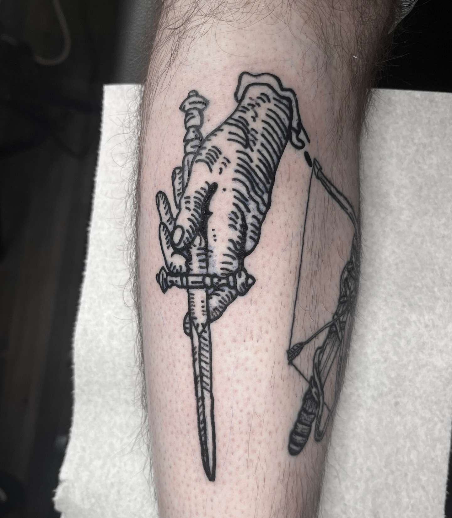 Tattoo by @mentalagonytattoo — black_and_grey