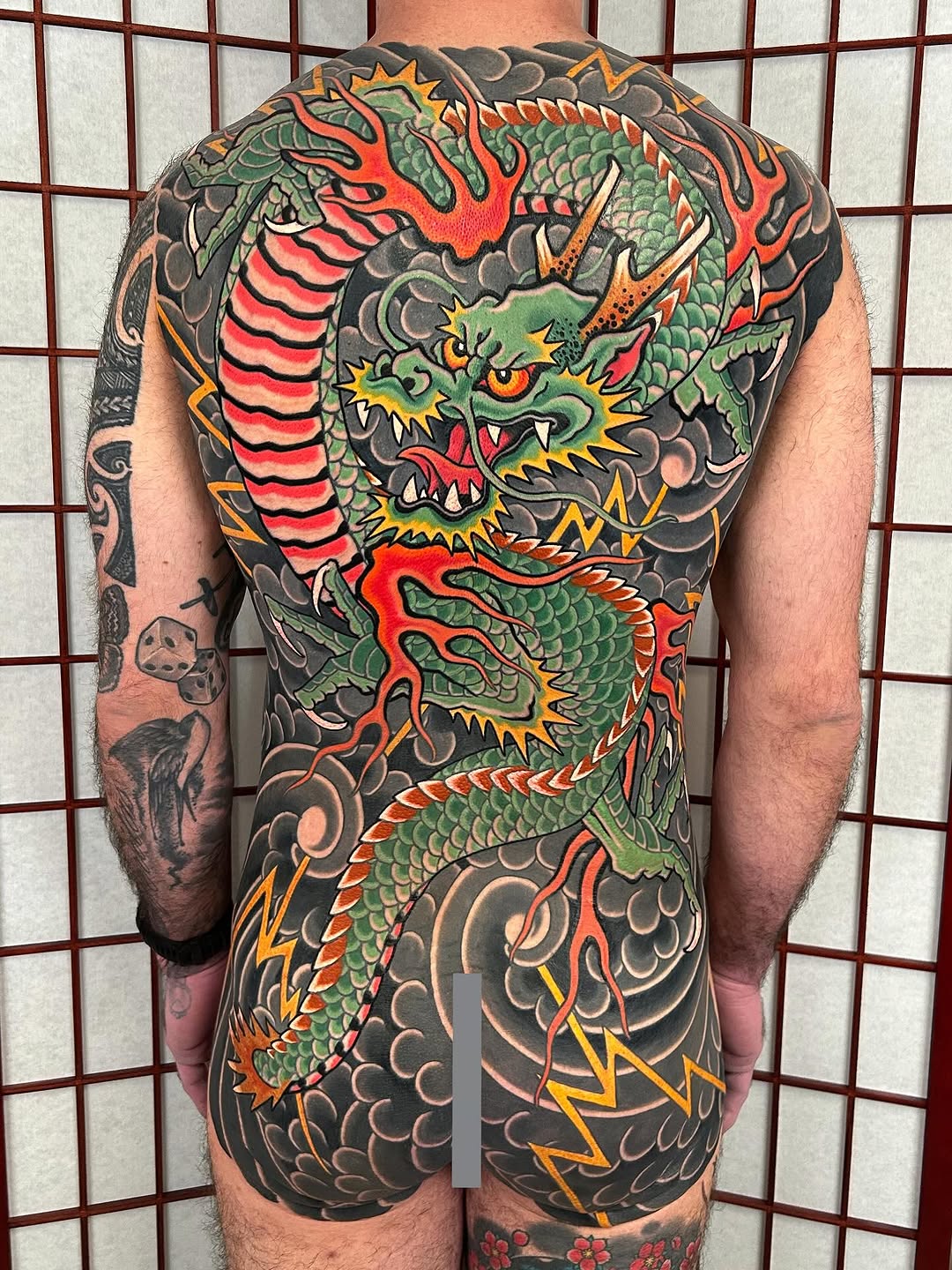 Tattoo by @adammirart — japanese_irezumi, black_and_grey