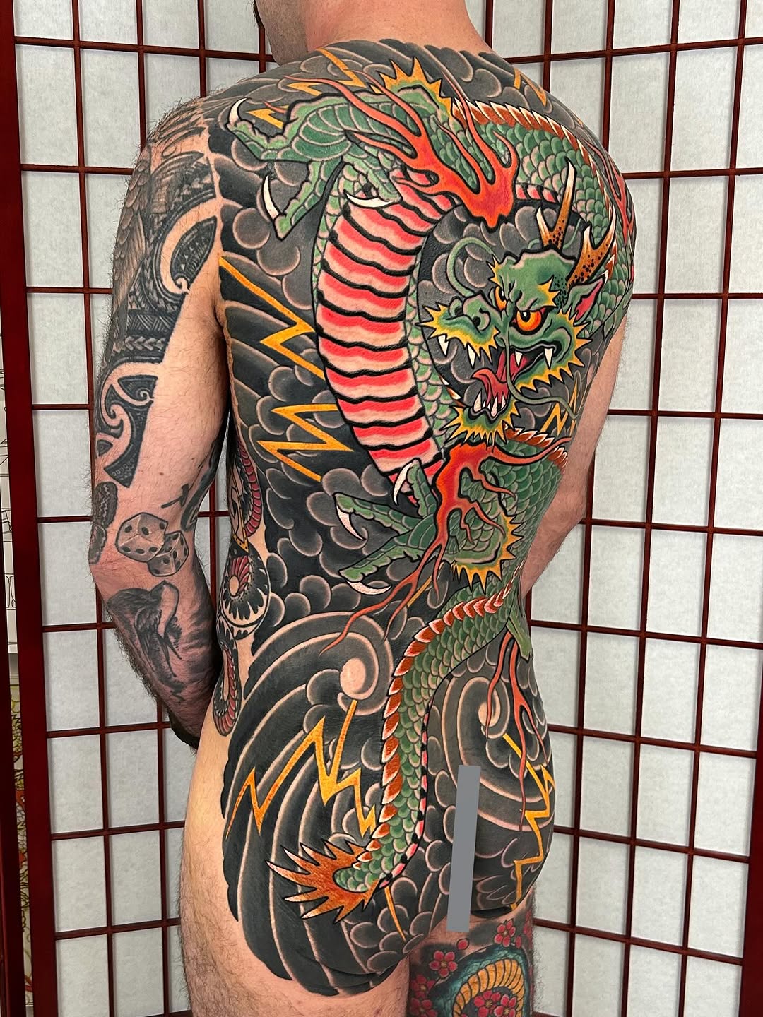 Tattoo by @adammirart — japanese_irezumi, black_and_grey