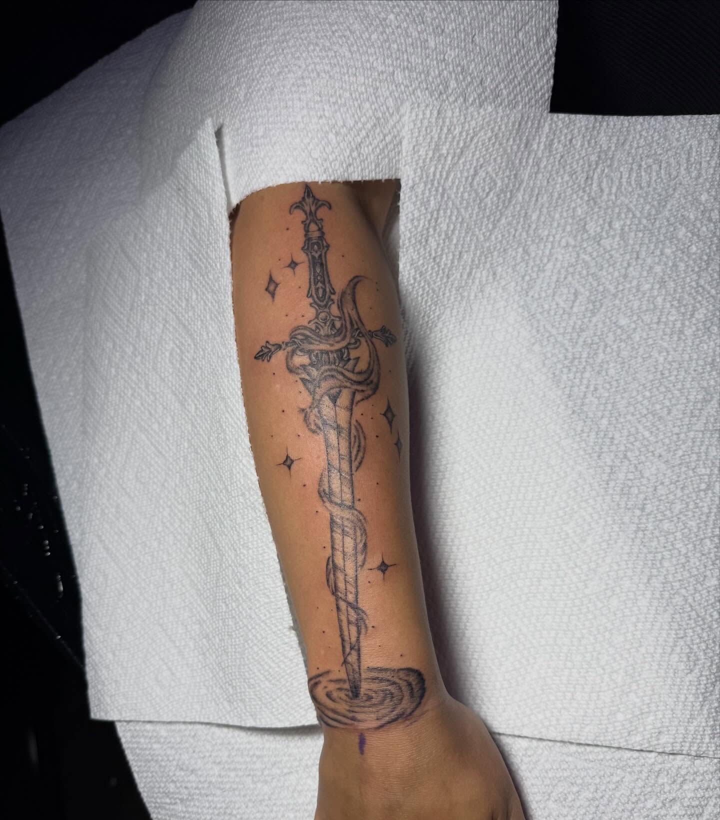 Tattoo by @akdoestattoos — black_and_grey