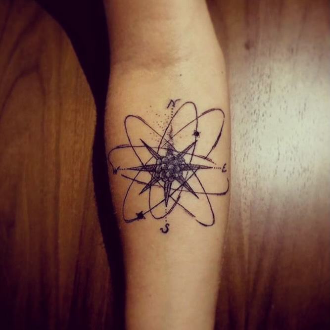 Tattoo by @carlosmoralesink — geometric