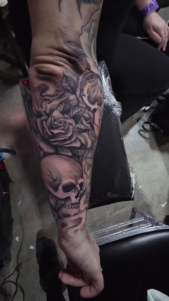 Tattoo by @sarck_hardlifestyle β dark_realism, black_and_grey