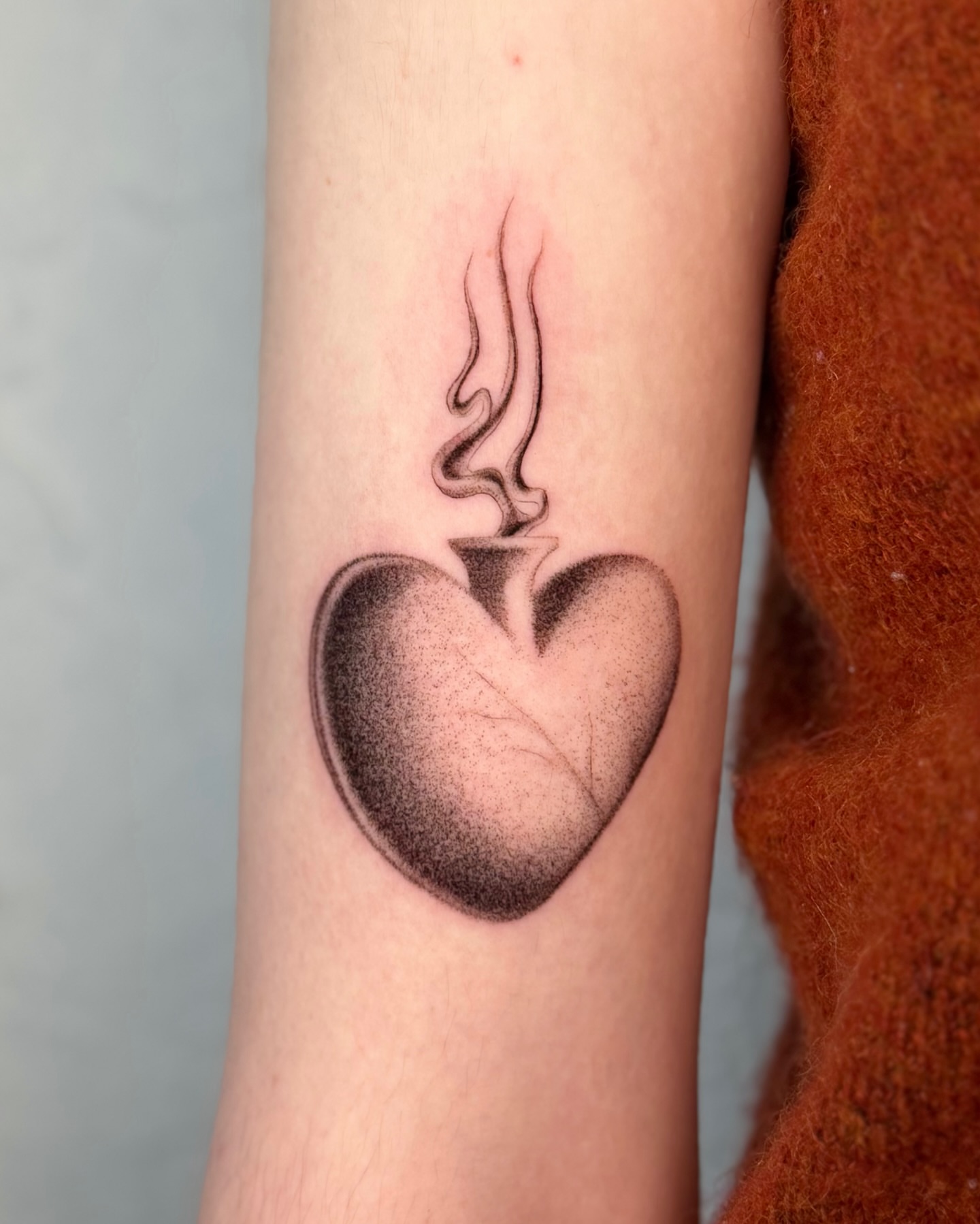 Tattoo by @finickyink — dotwork