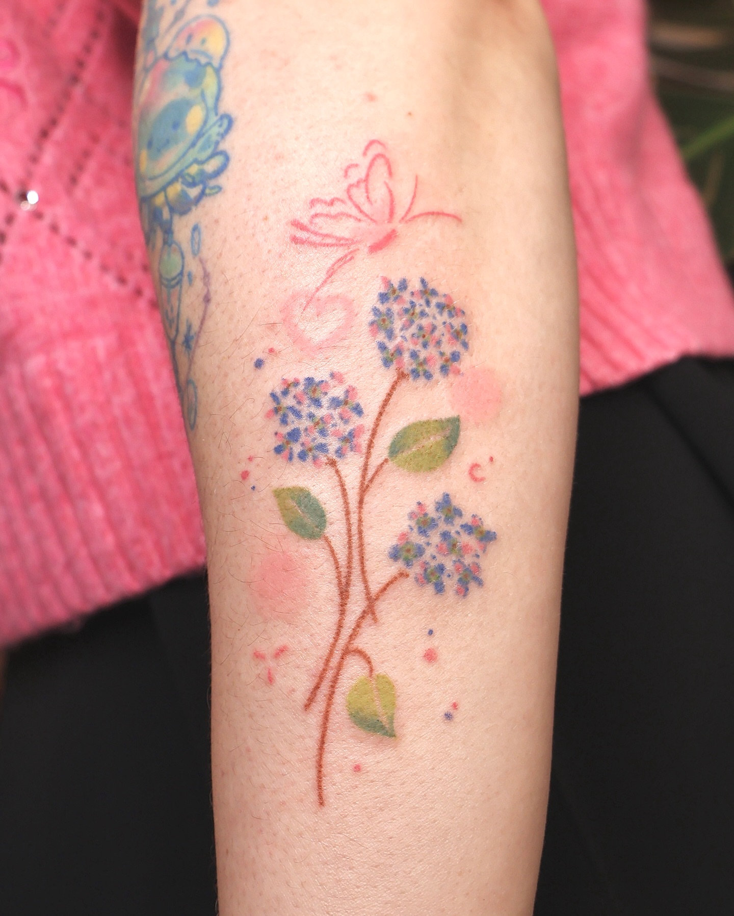 Tattoo by @odenepoke — watercolor