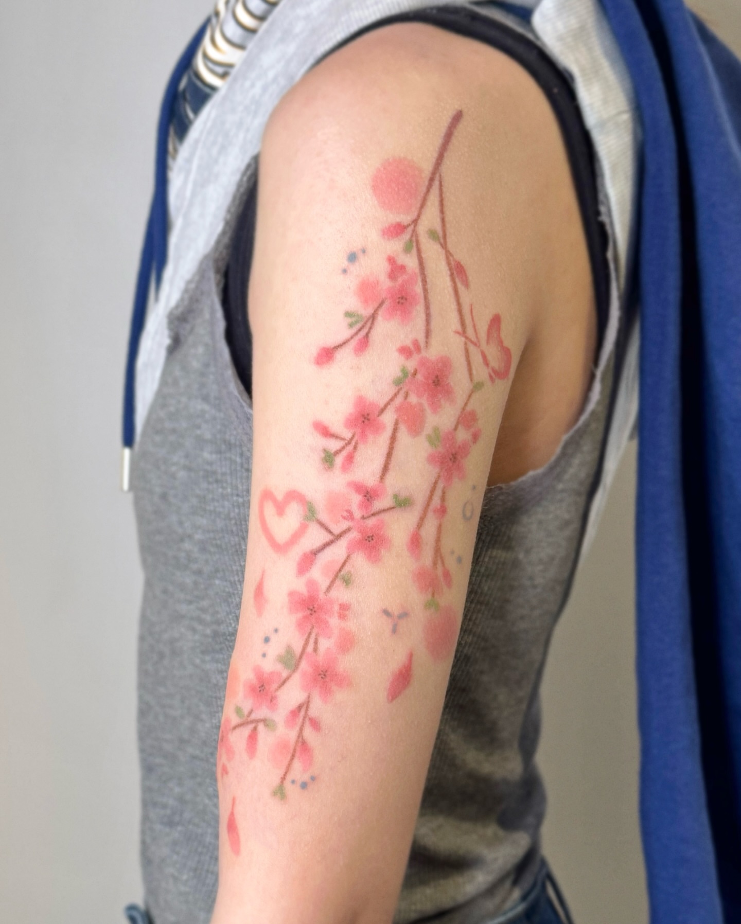 Tattoo by @odenepoke — watercolor