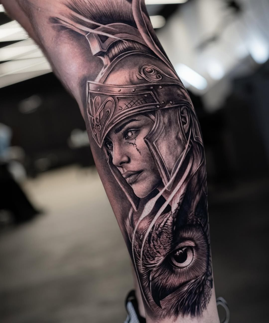 Tattoo by @rendertattoo β realism, black_and_grey