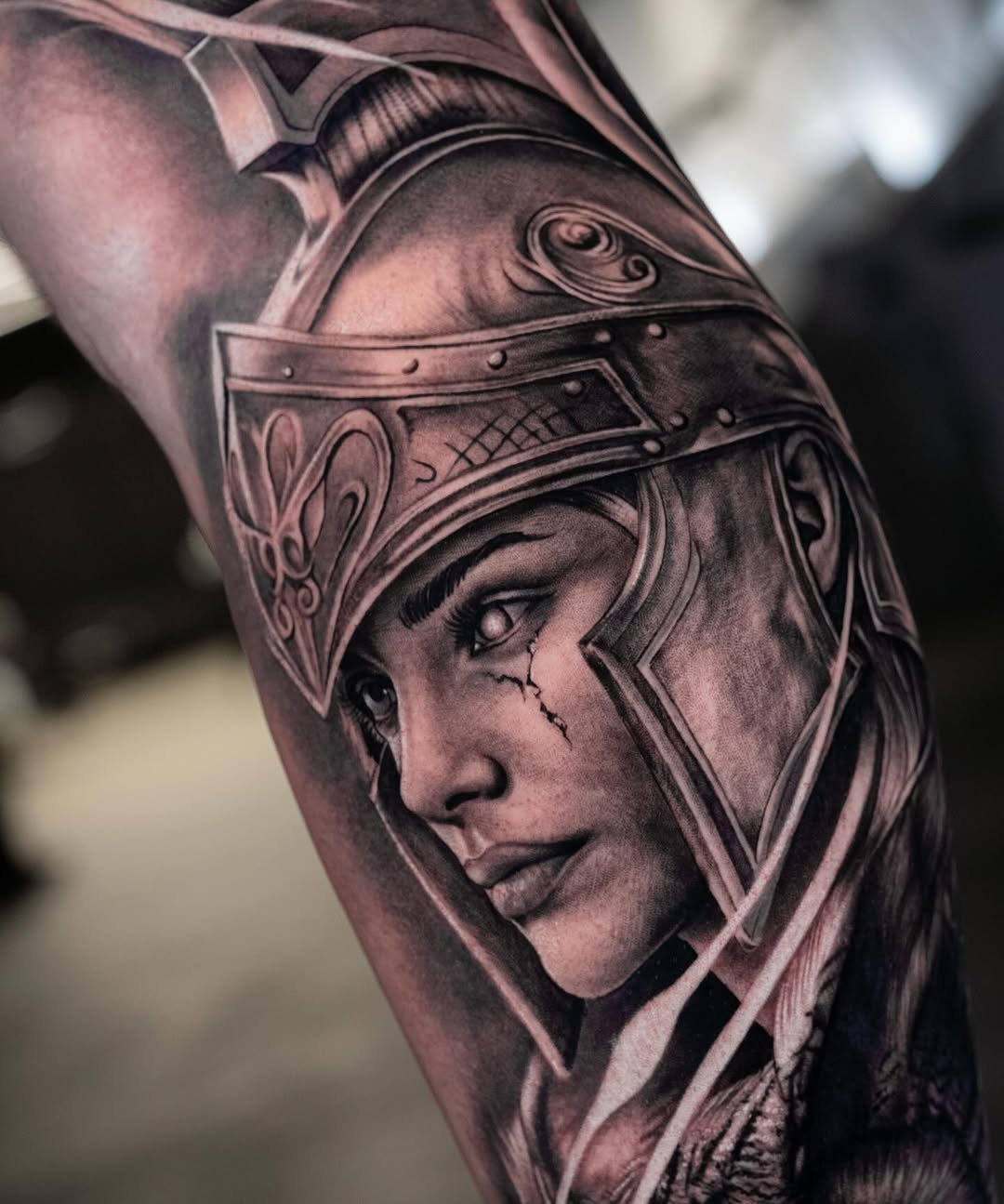 Tattoo by @rendertattoo β realism, black_and_grey