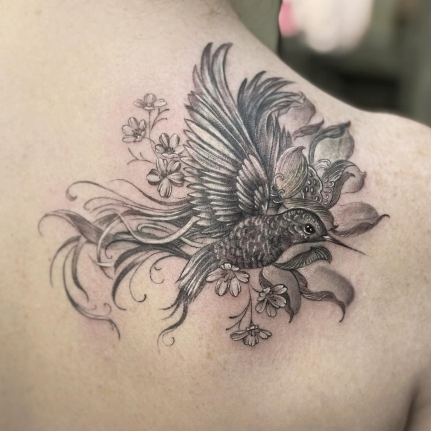 Tattoo by @tattooartistalina β black_and_grey, realism