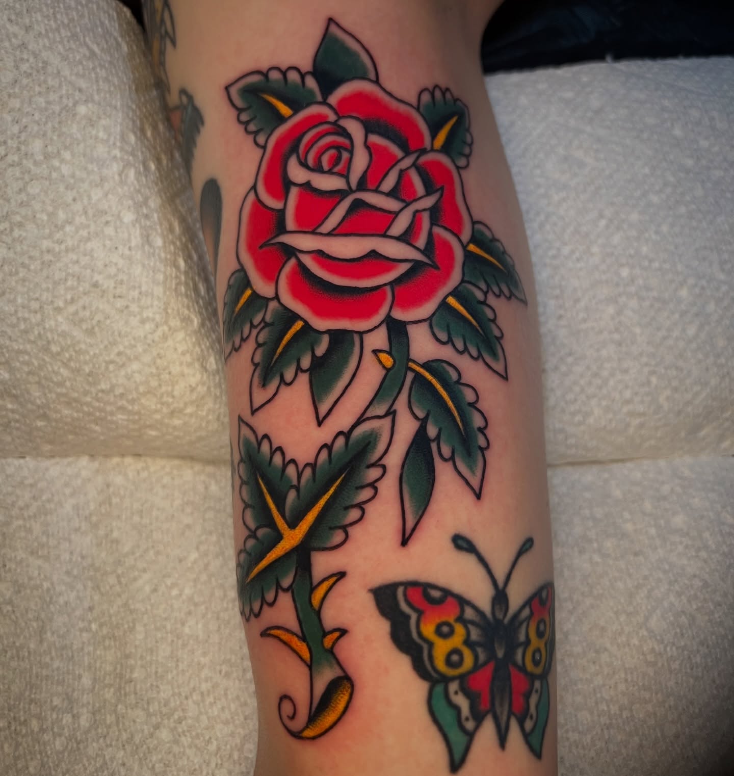 Tattoo by @peteherg — american_traditional