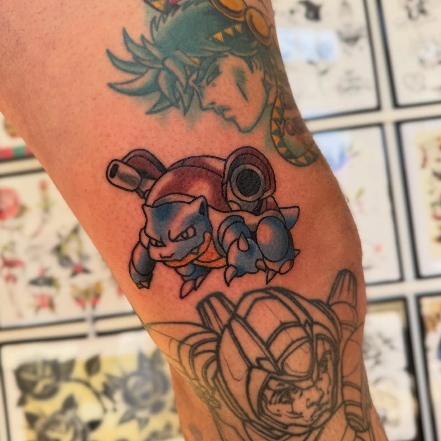 Tattoo by @elleyax — new_school, anime