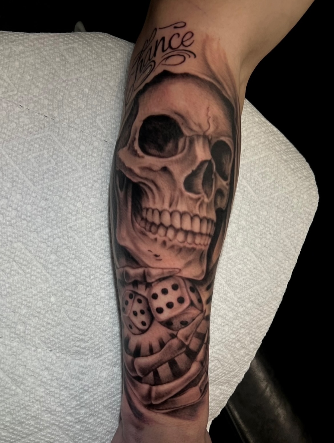 Tattoo by @tatsbysass — realism, black_and_grey