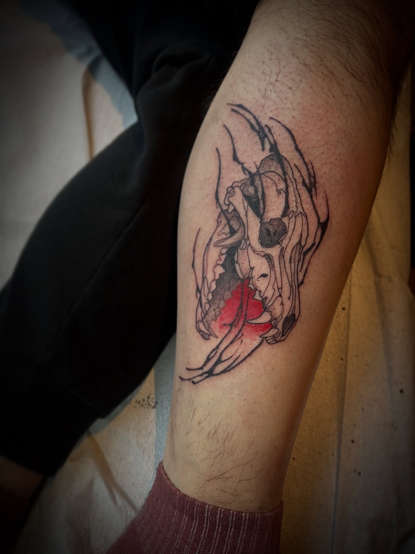 Tattoo by @fraserwright — black_and_grey