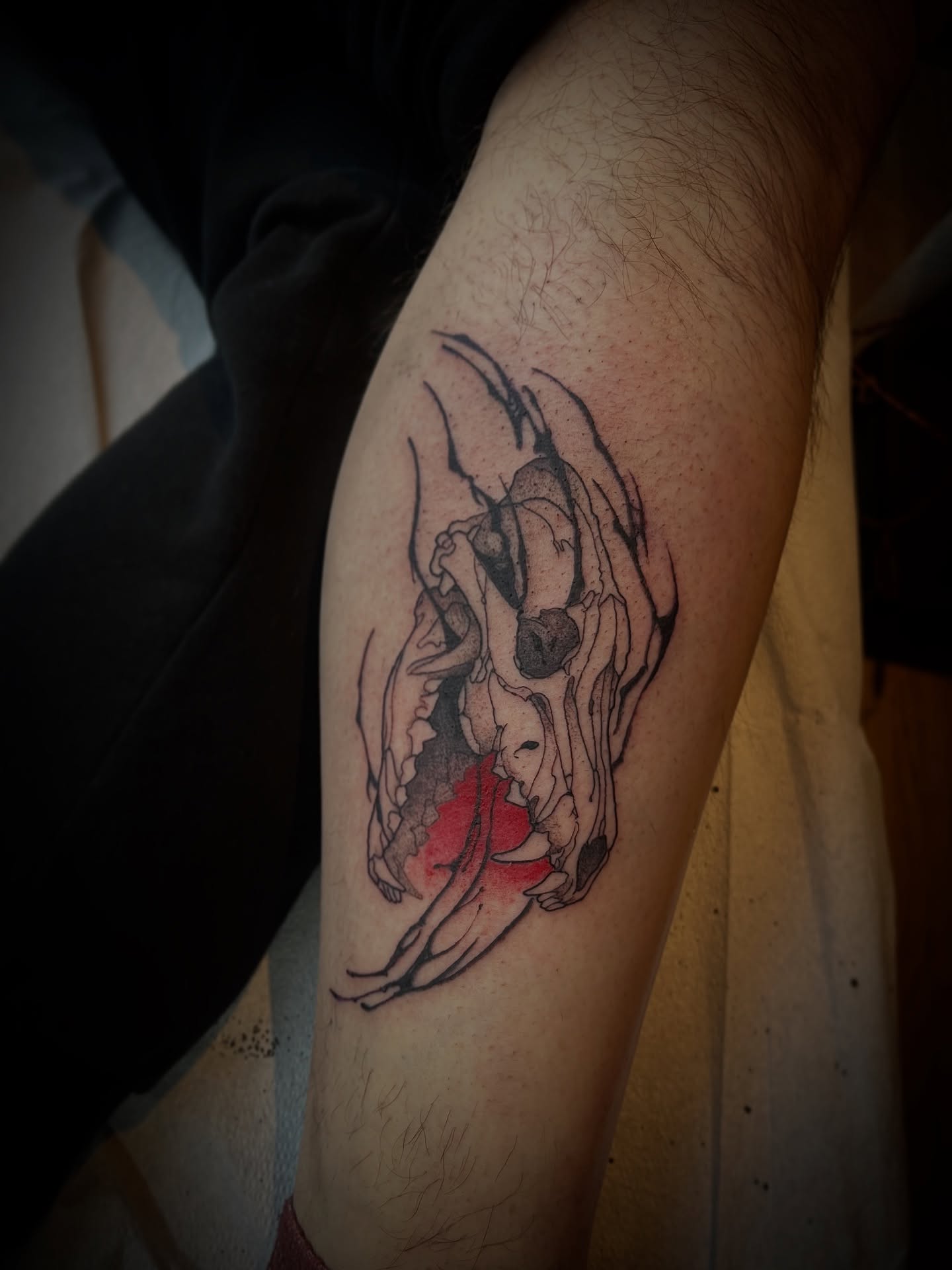 Tattoo by @fraserwright — dotwork, realism