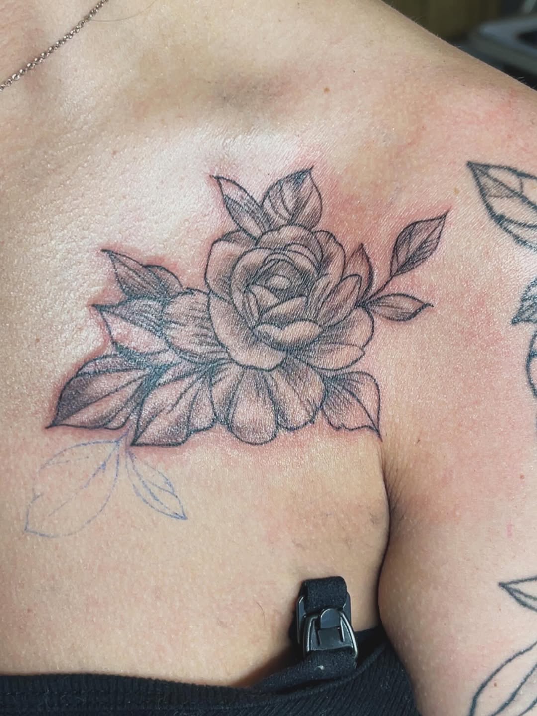 Tattoo by @tatts_ruru — fine_line, black_and_grey