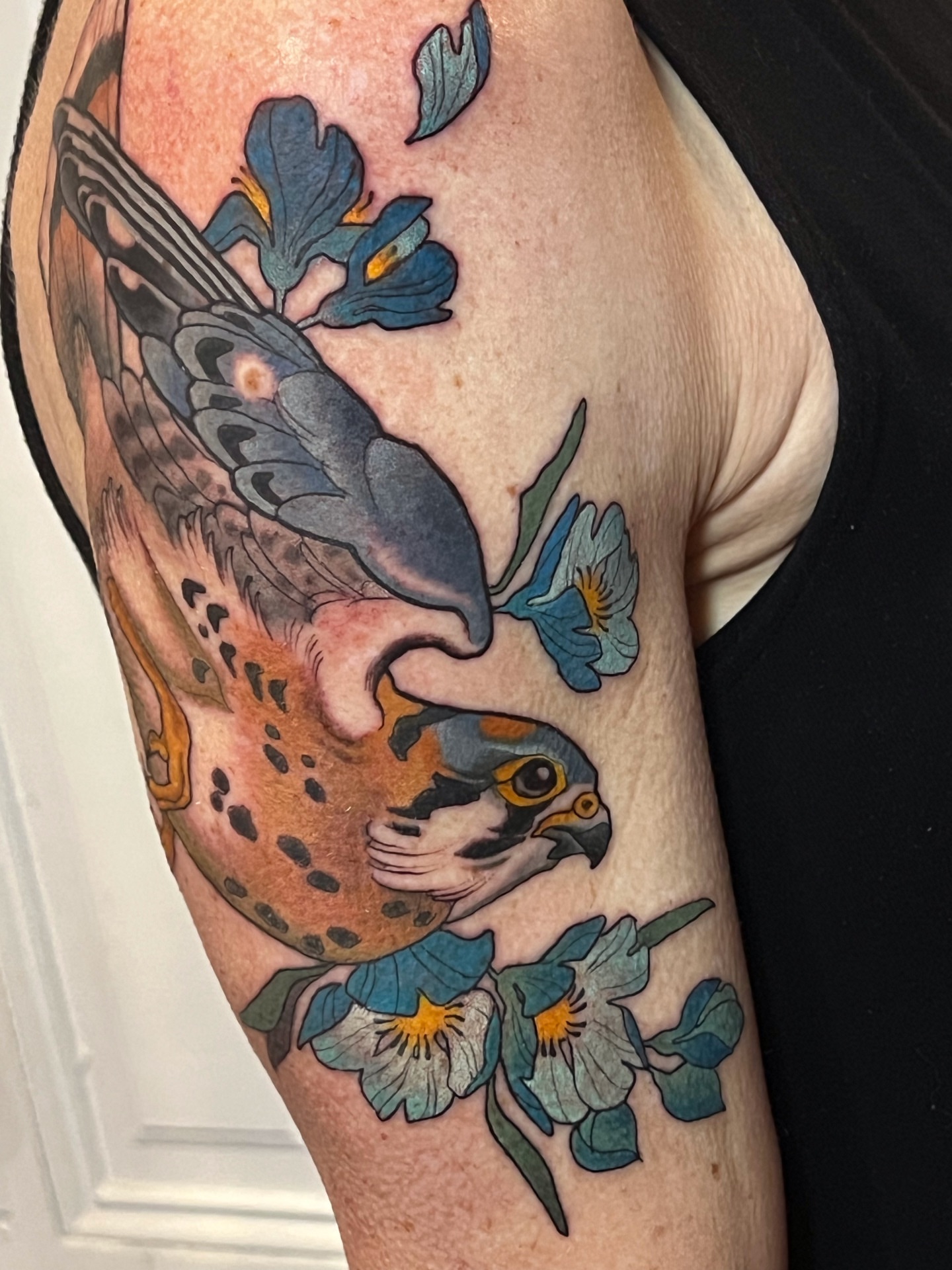 Tattoo by @authentictattoo — realism, dotwork