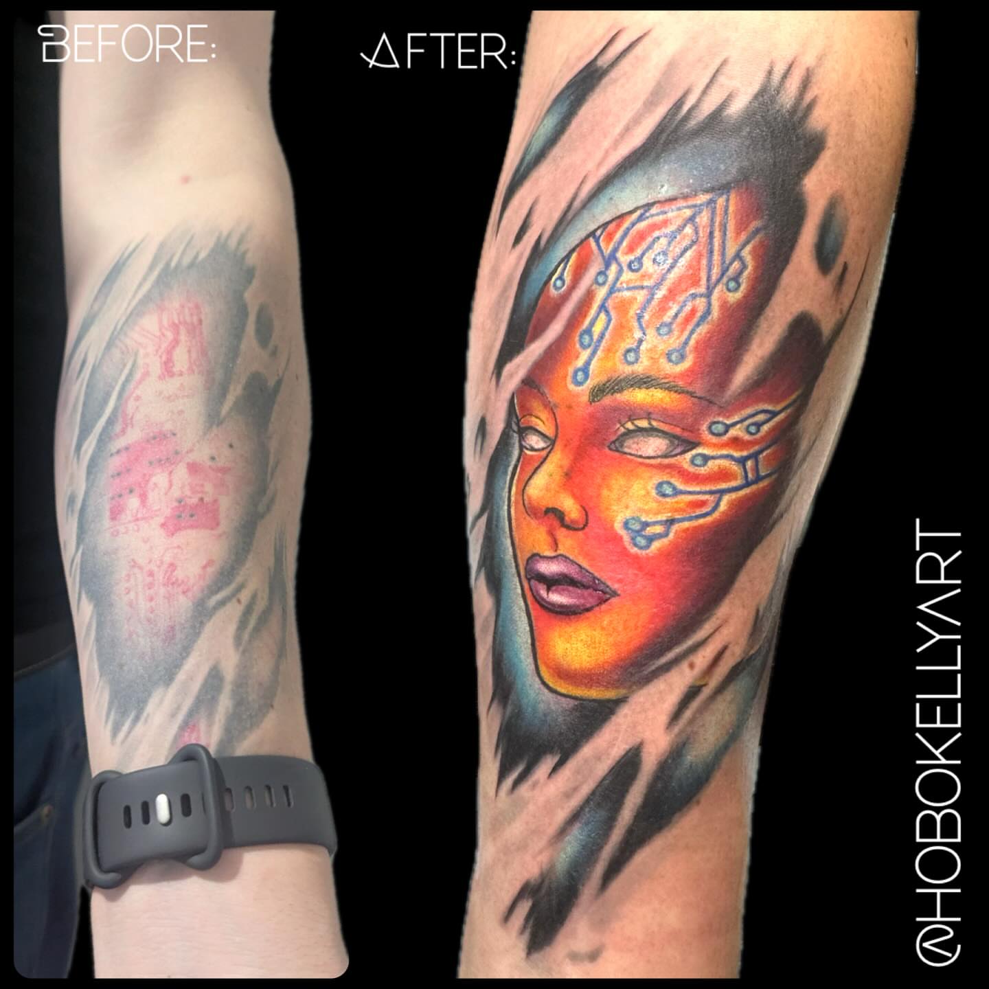 Tattoo by @hobokellyart โ new_school, illustrative