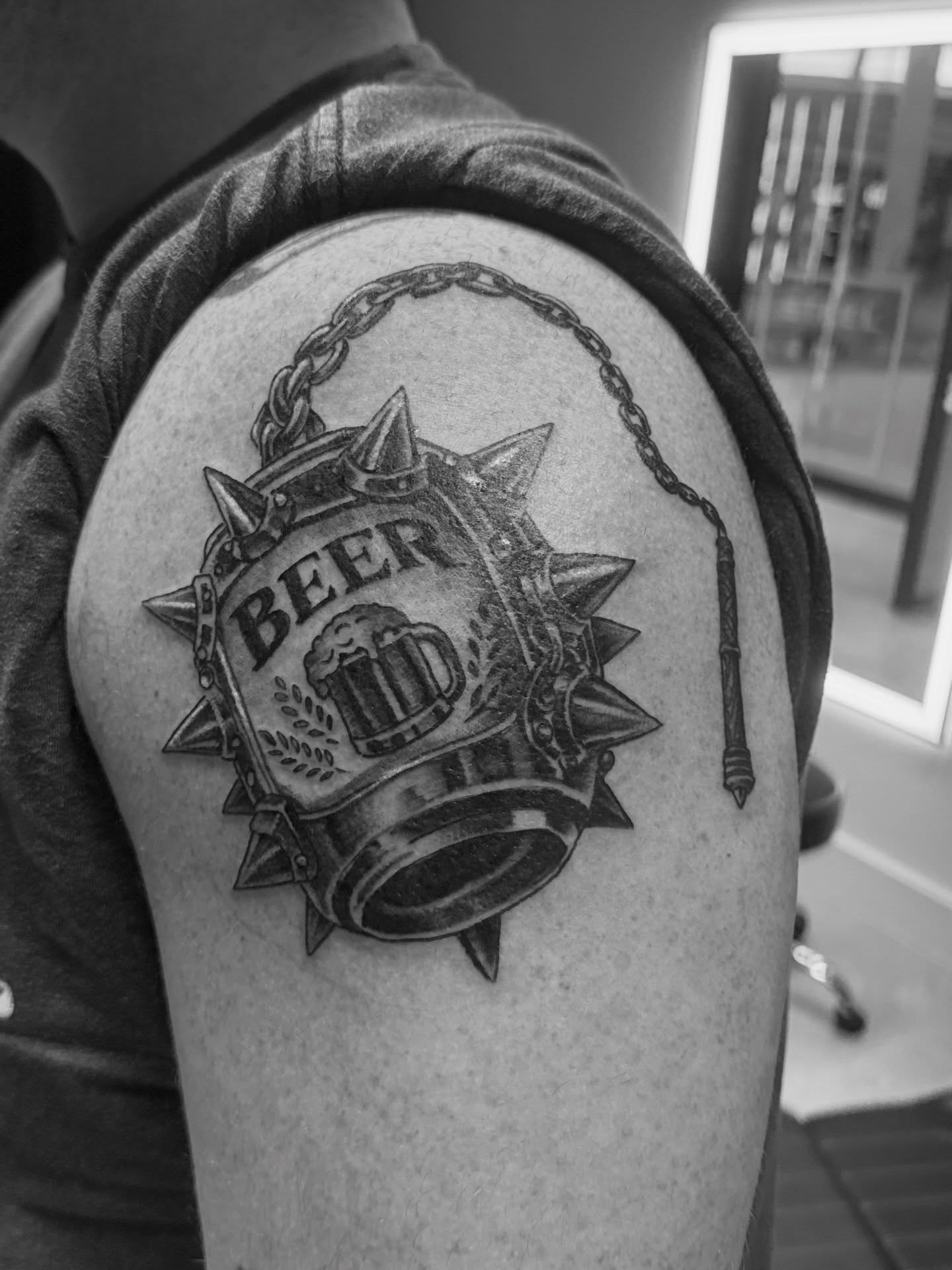 Tattoo by @seanrakos — black_and_grey