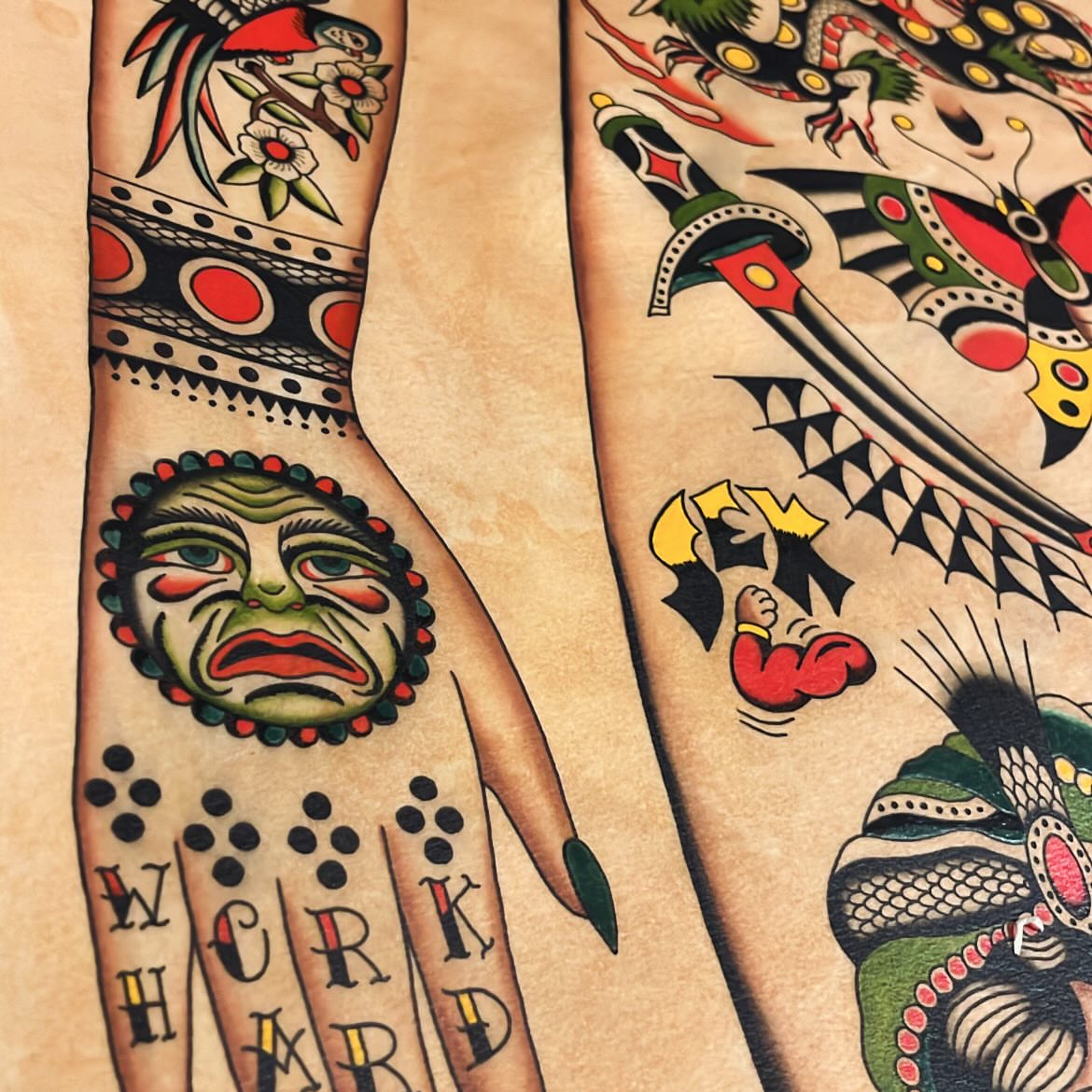 Tattoo by @mustyrattats โ american_traditional
