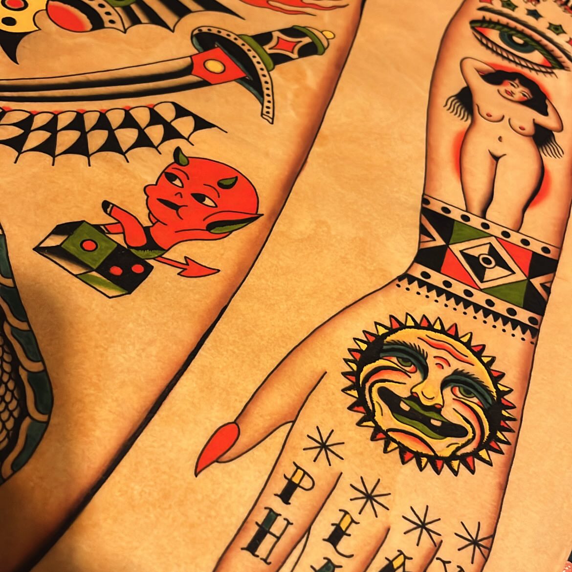 Tattoo by @mustyrattats โ american_traditional