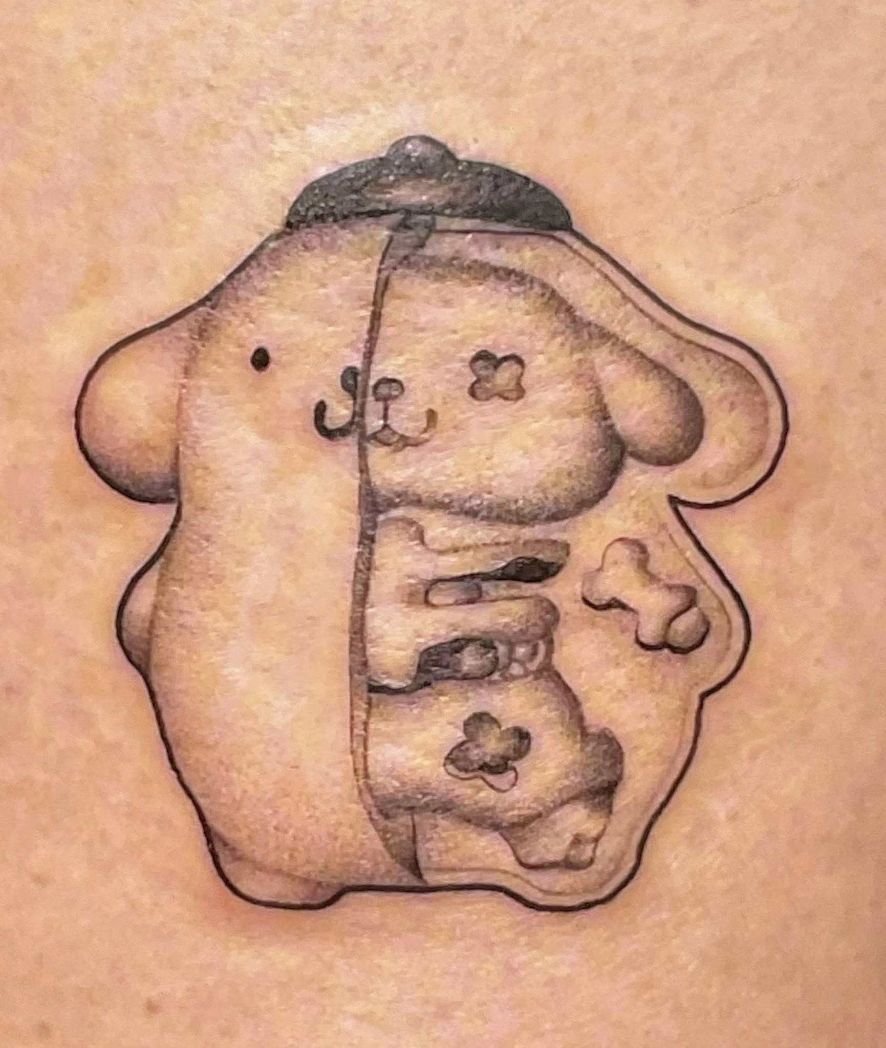 Tattoo by @oddratink — realism, black_and_grey